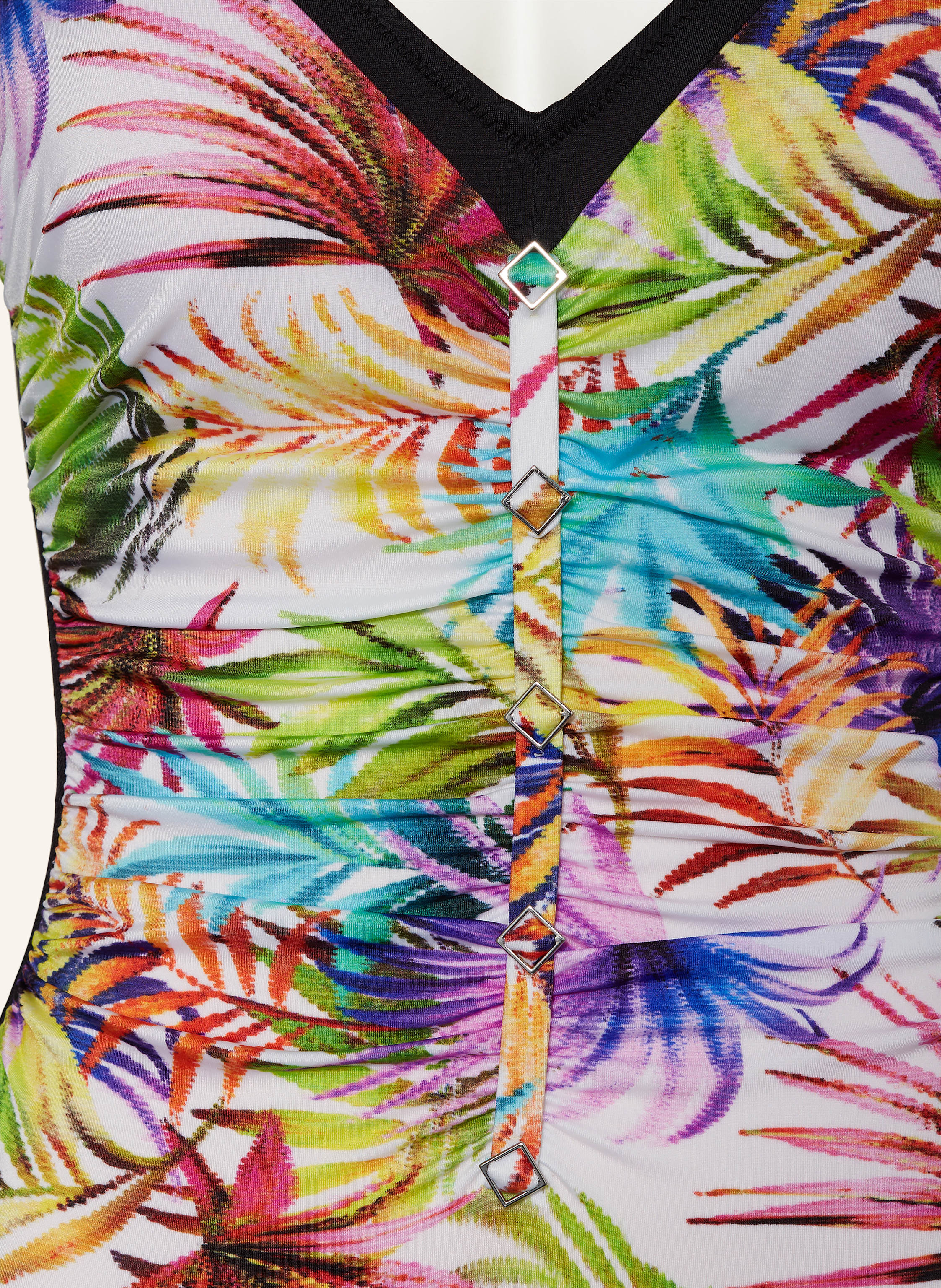 Thumbnail - Charmline Shape-Badeanzug Palmeraie View pink