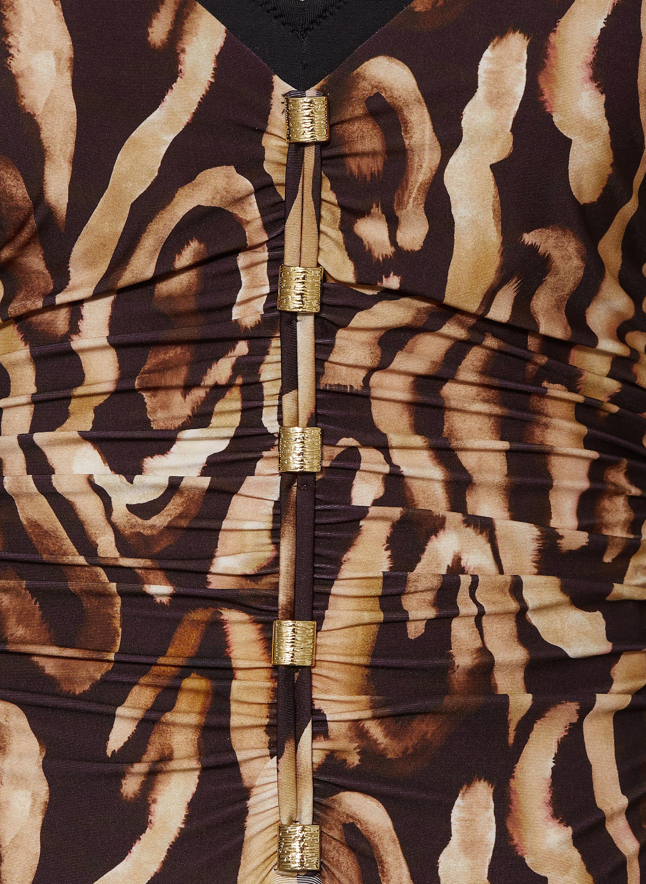 Thumbnail - Charmline Shape-Badeanzug Wild Noblesse braun