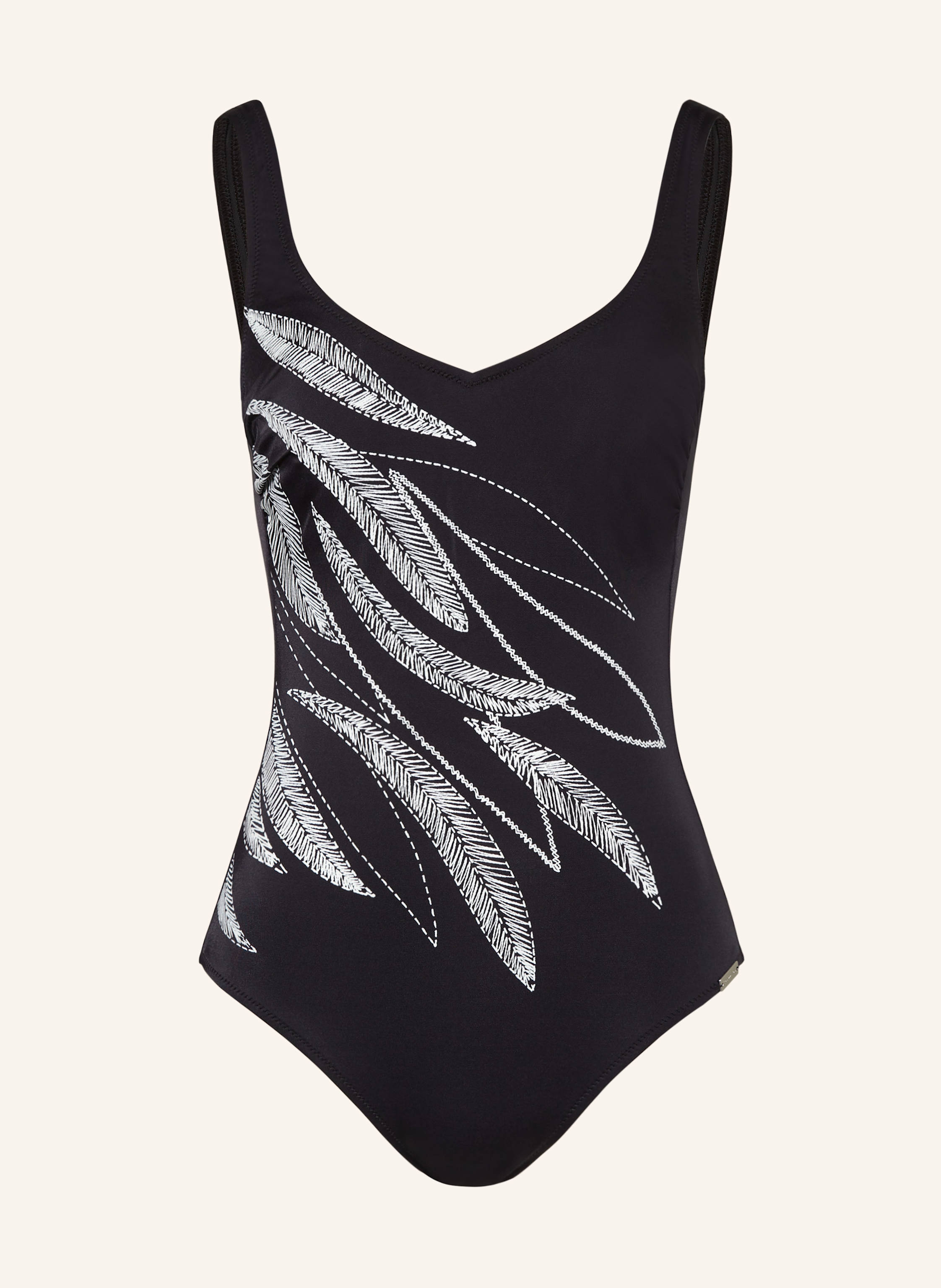 Charmline Shape-Badeanzug Genuine Touch schwarz