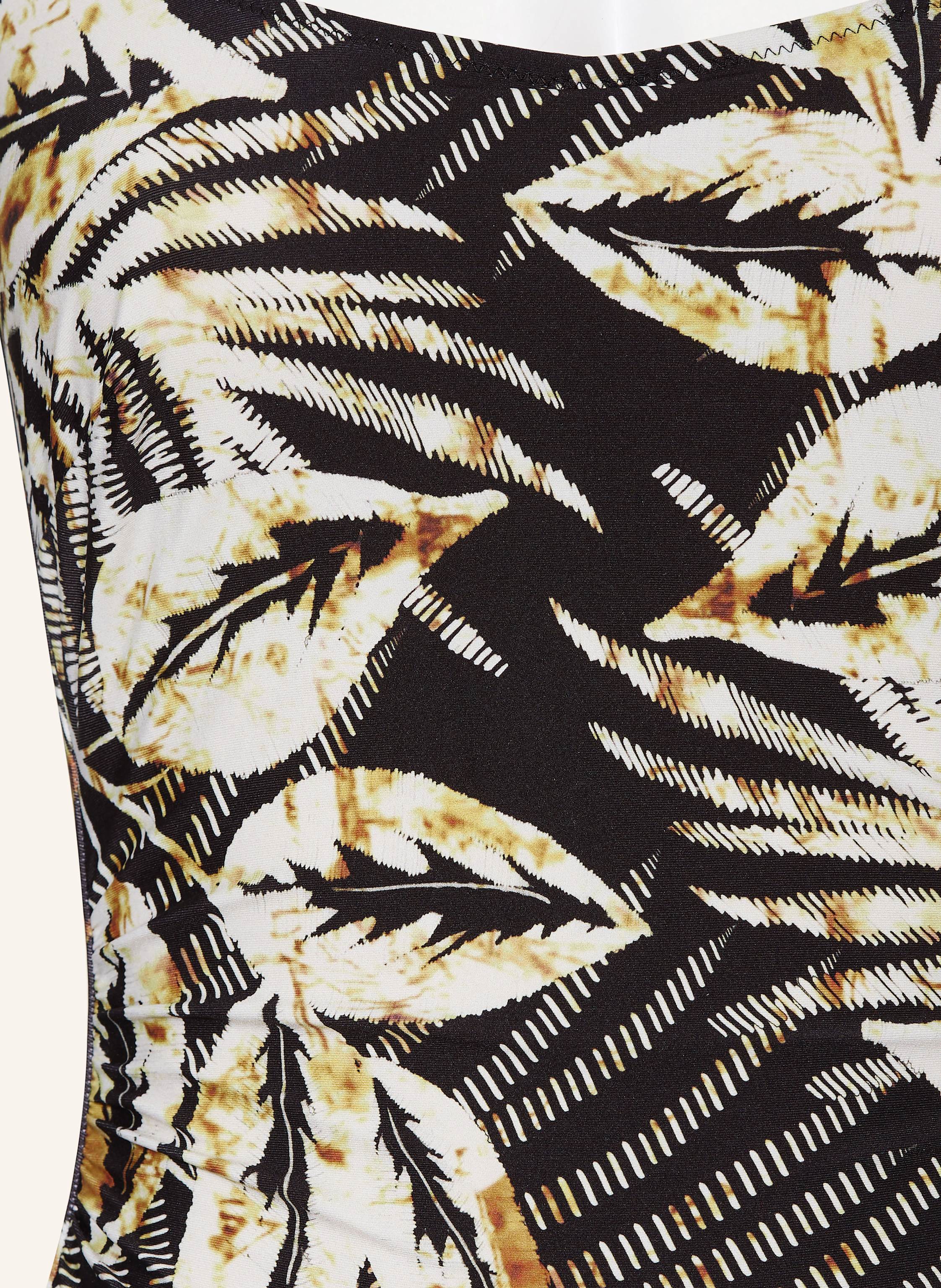 Thumbnail - Charmline Shape-Badeanzug Seductive Leaves schwarz