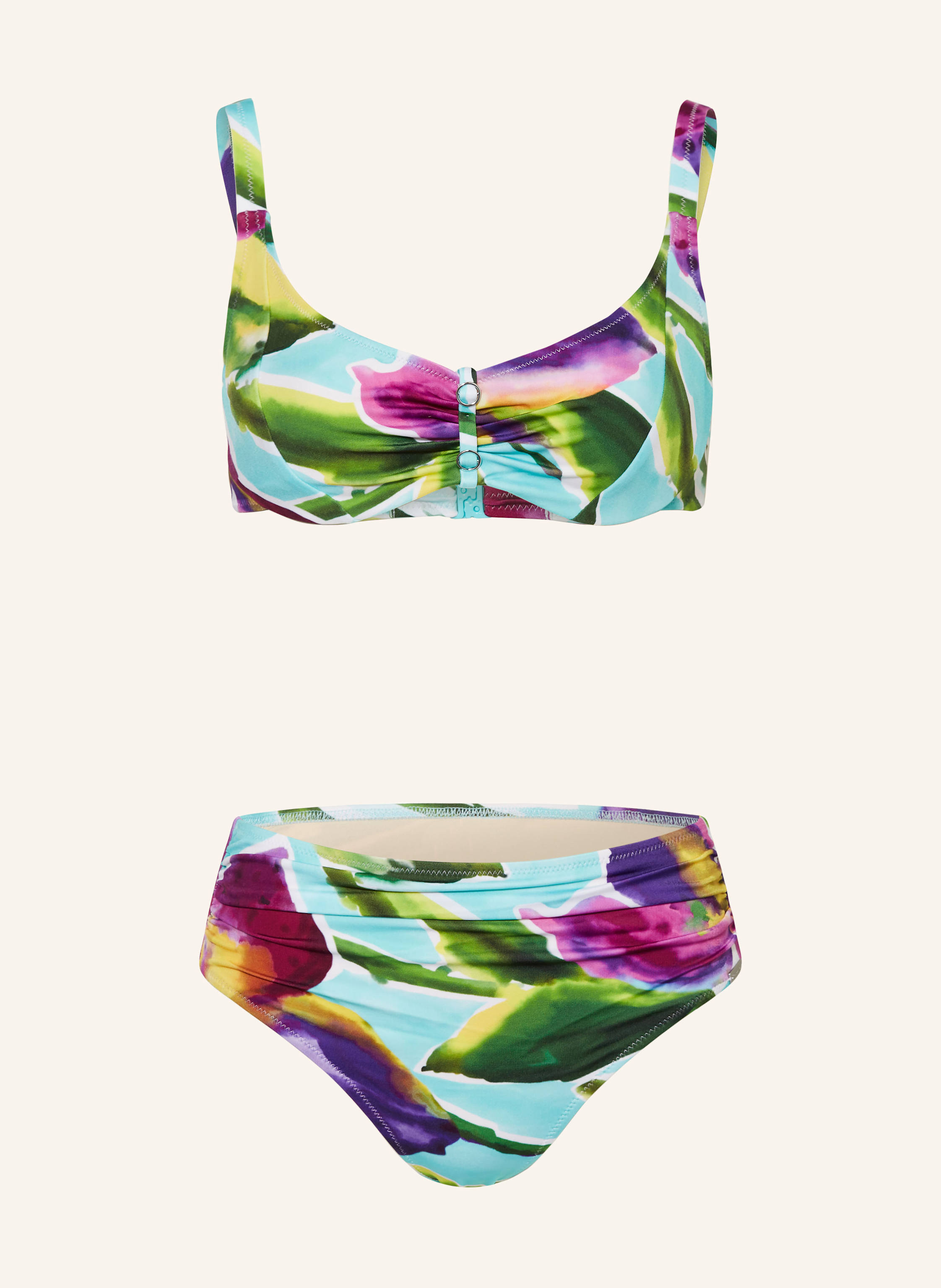 Charmline Bügel-Bikini Summer Aquarelle blau