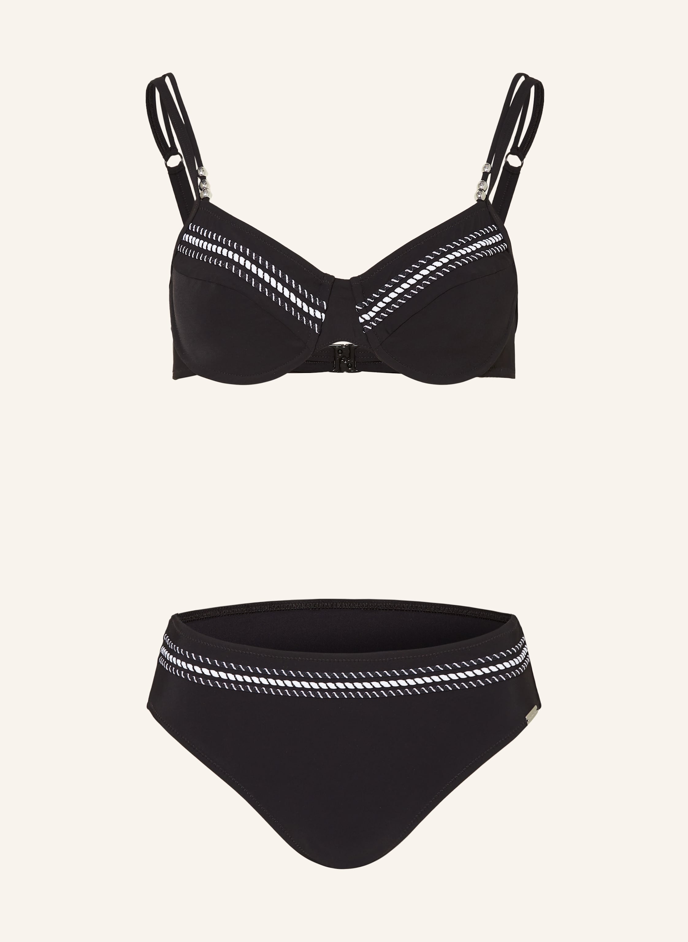 Charmline Bügel-Bikini Ribbon Play schwarz