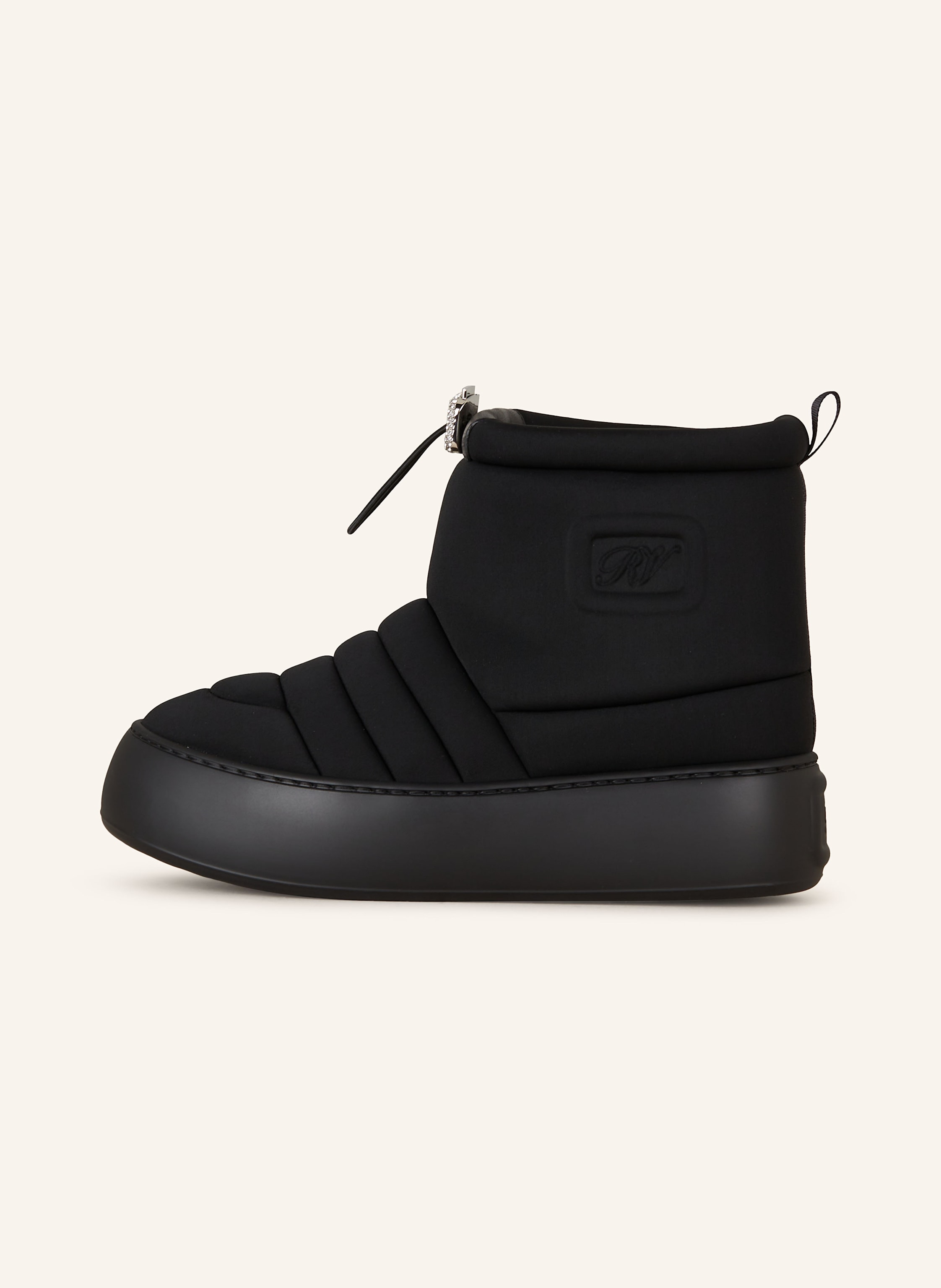 Thumbnail - Roger Vivier Boots Viv Mit Schmucksteinen schwarz