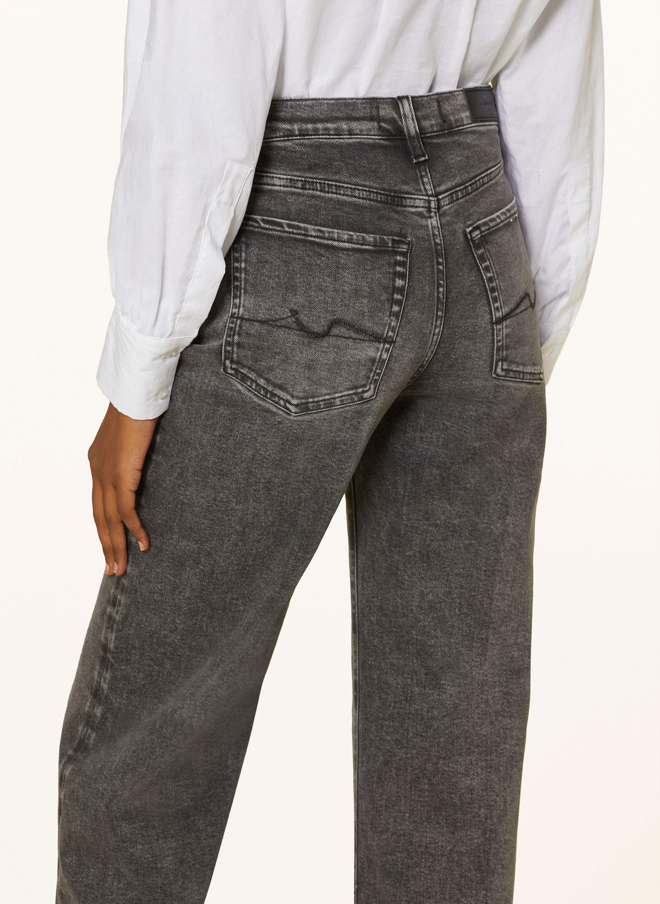 Thumbnail - 7 For All Mankind Flared Jeans Ultra High Rise Jo Night Out schwarz