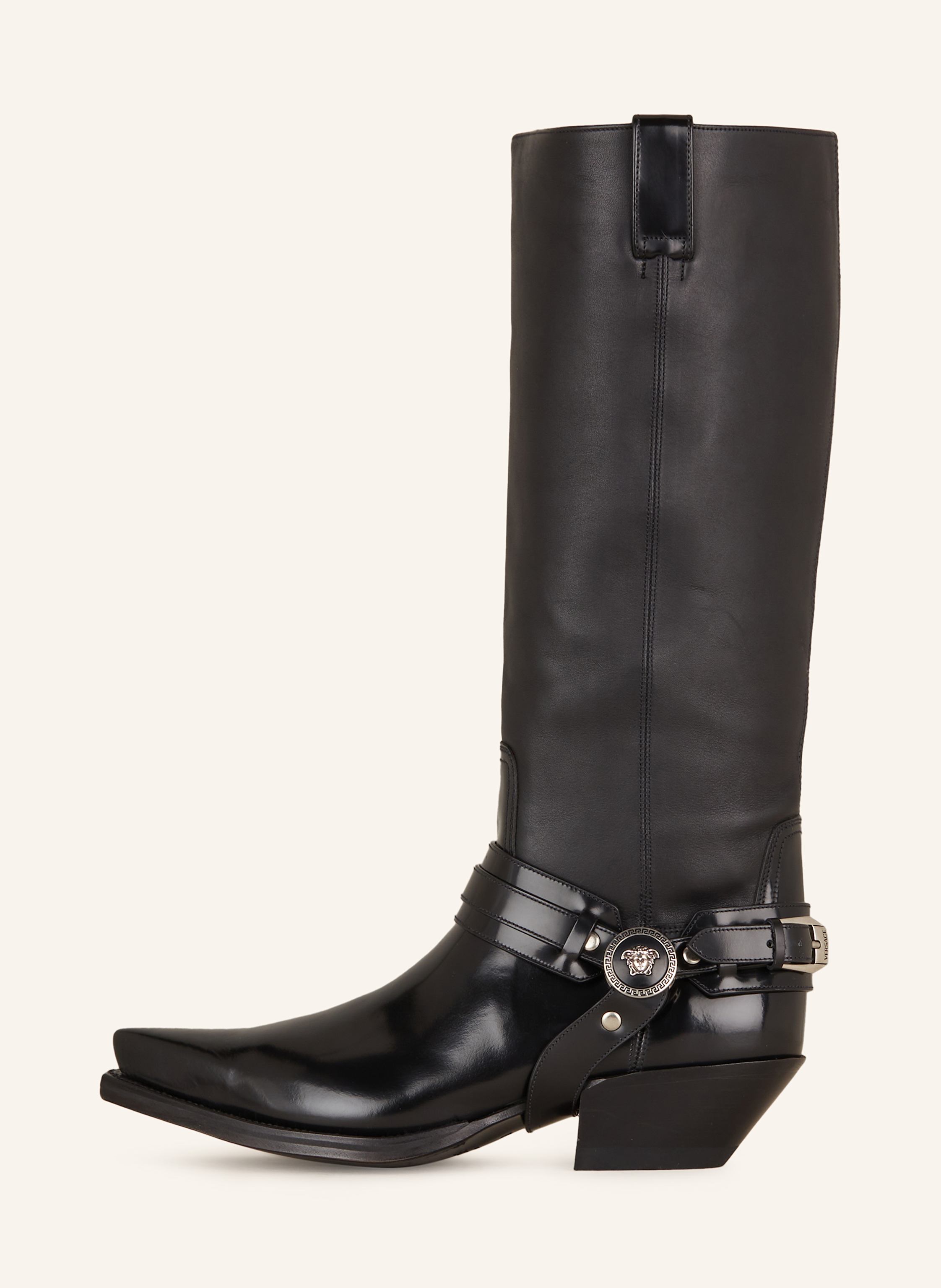 Thumbnail - Versace Cowboy Boots schwarz
