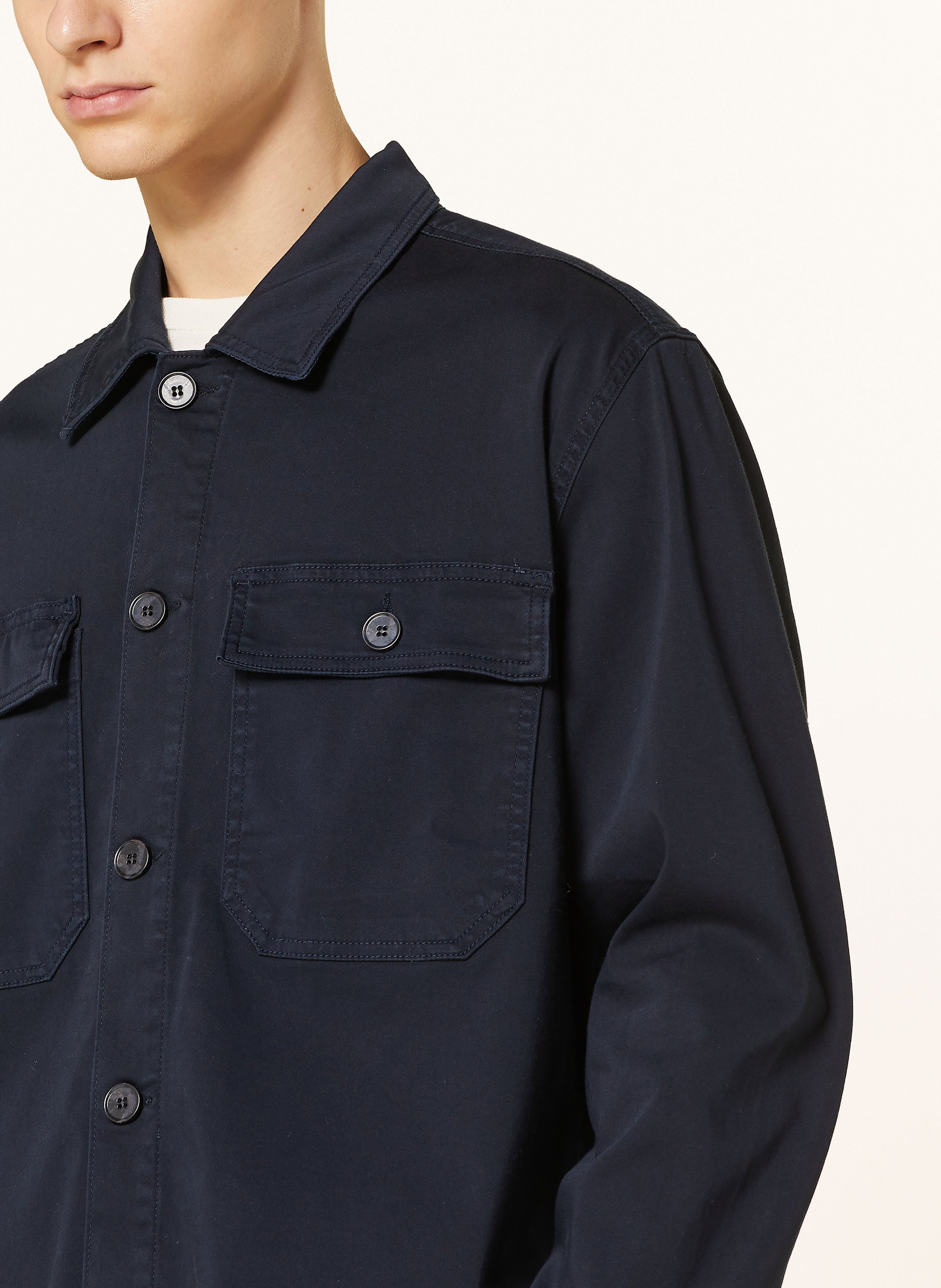 Thumbnail - Mos Mosh Gallery Overshirt Mmgmatteo blau