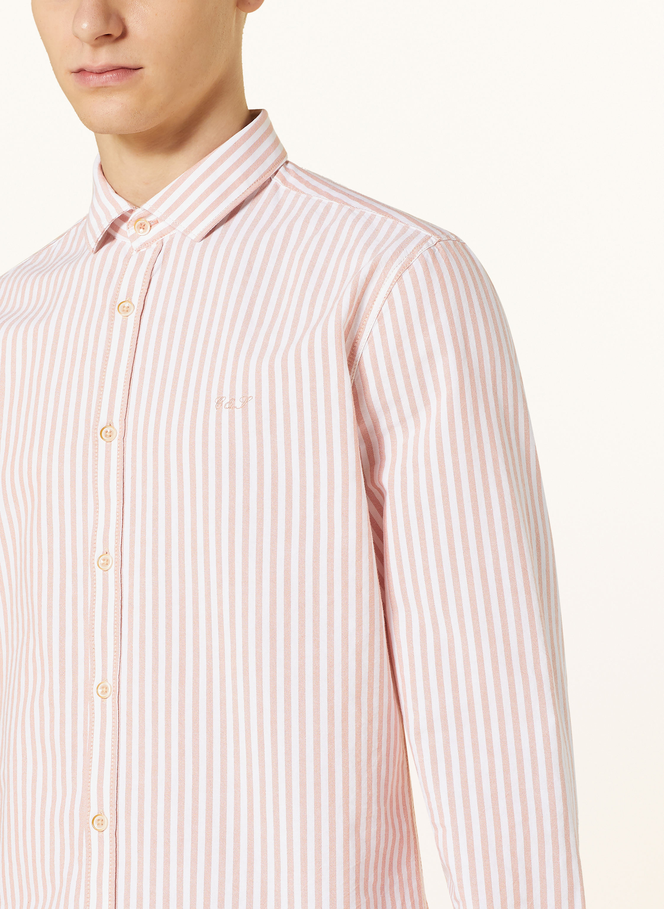Thumbnail - Colours & Sons Hemd Regular Fit orange
