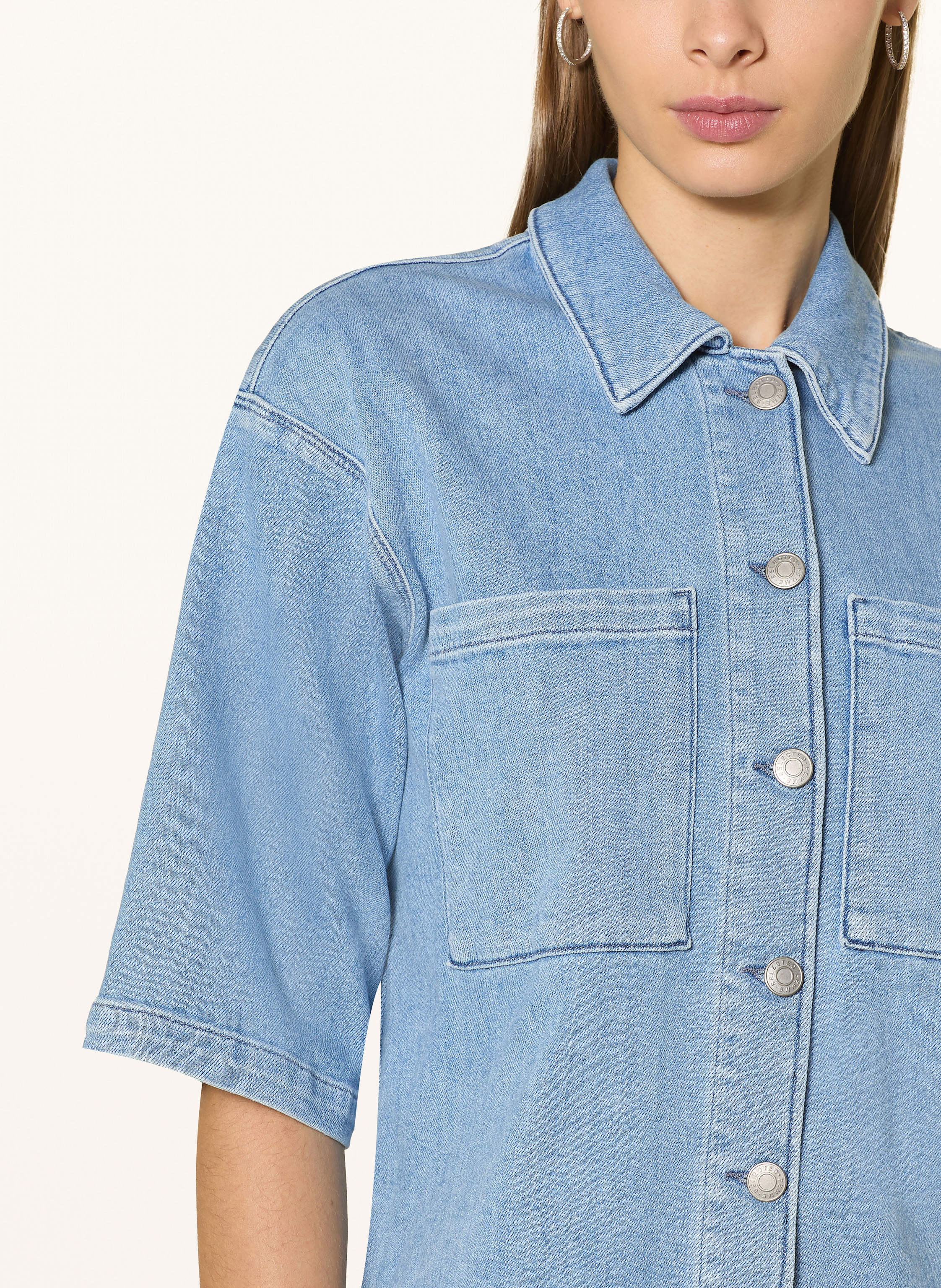 Thumbnail - Selected Femme Jeansbluse blau
