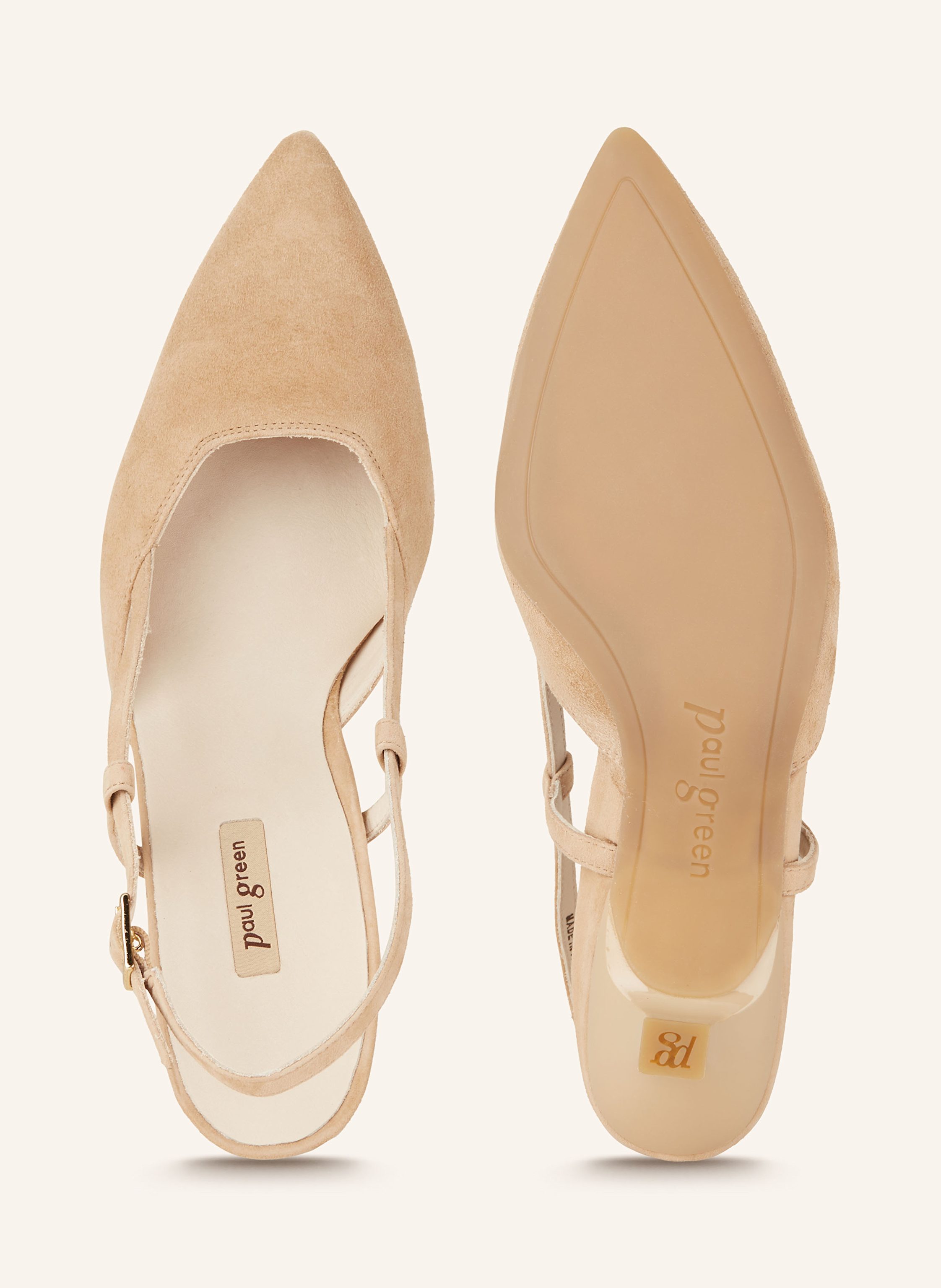Thumbnail - Paul Green Slingpumps beige