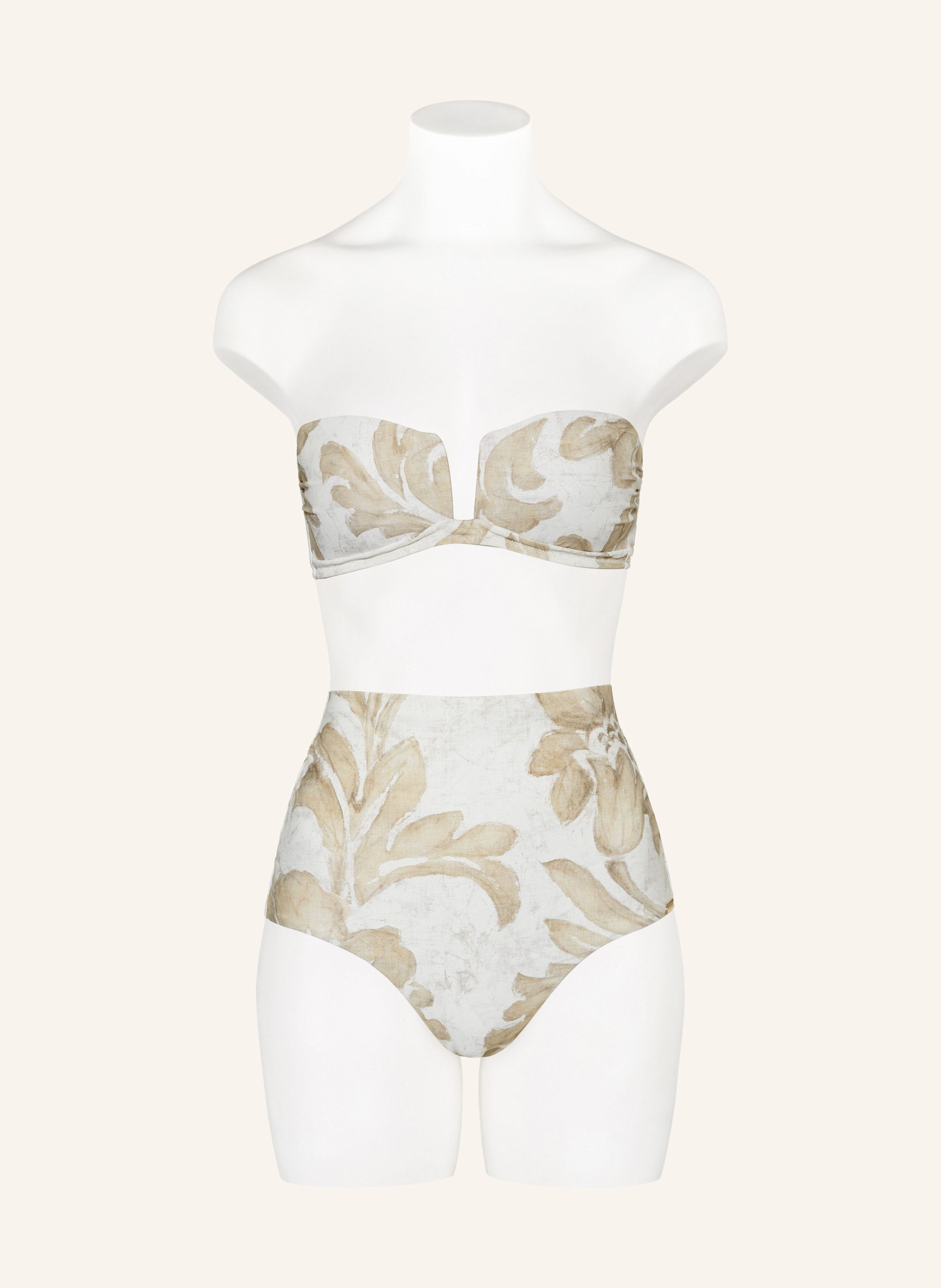 Thumbnail - Maryan Mehlhorn Bandeau-Bikini-Top Ornation weiss