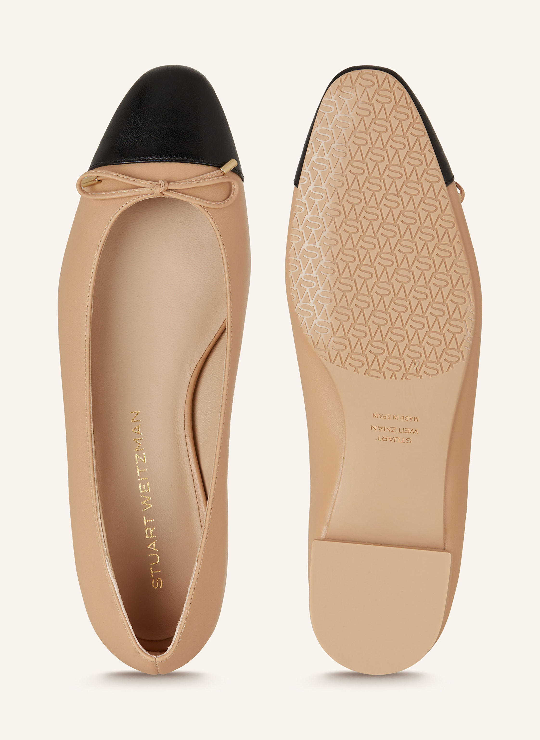 Thumbnail - Stuart Weitzman Ballerinas beige