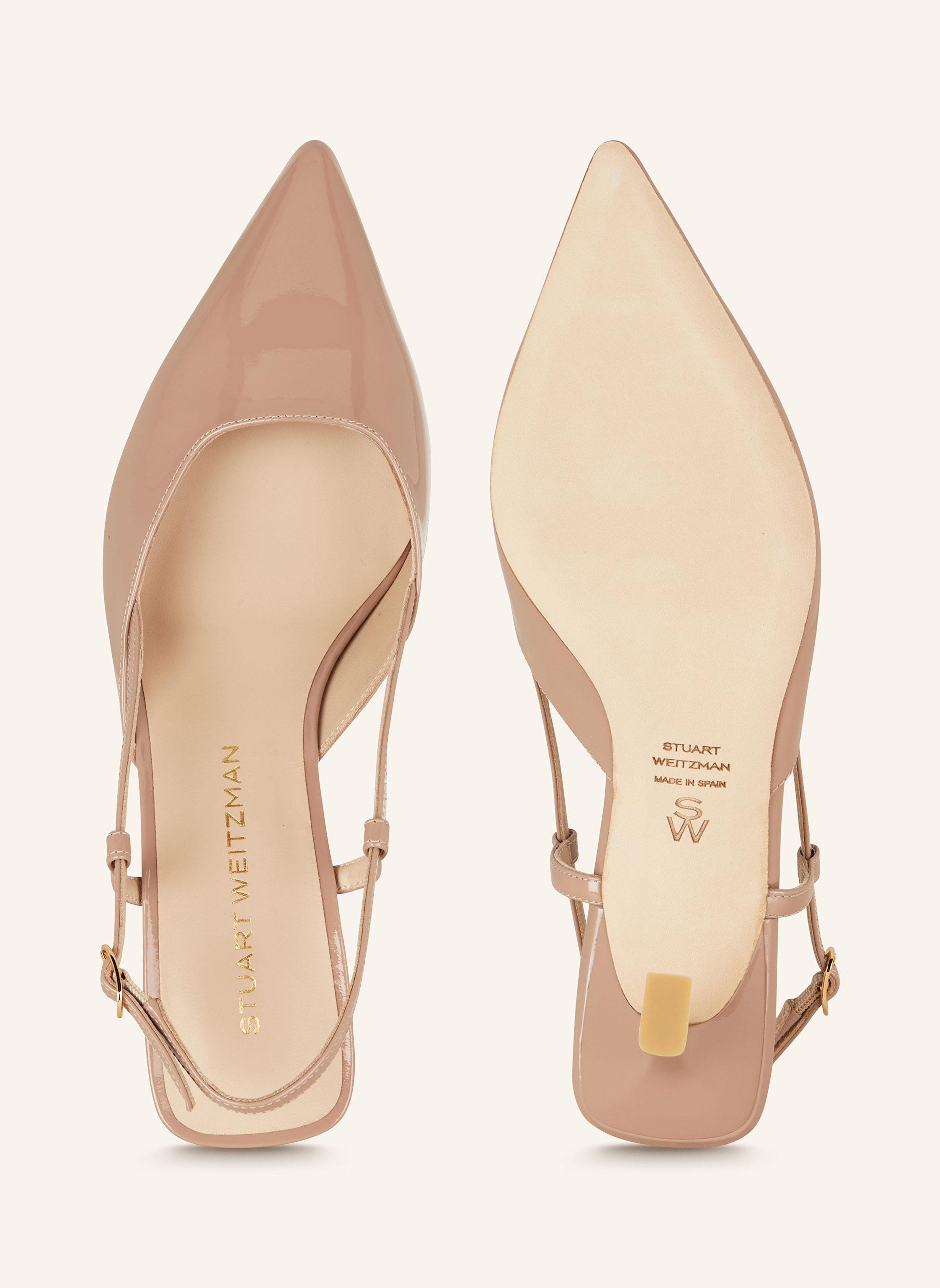Thumbnail - Stuart Weitzman Slingpumps Vinnie 50 beige