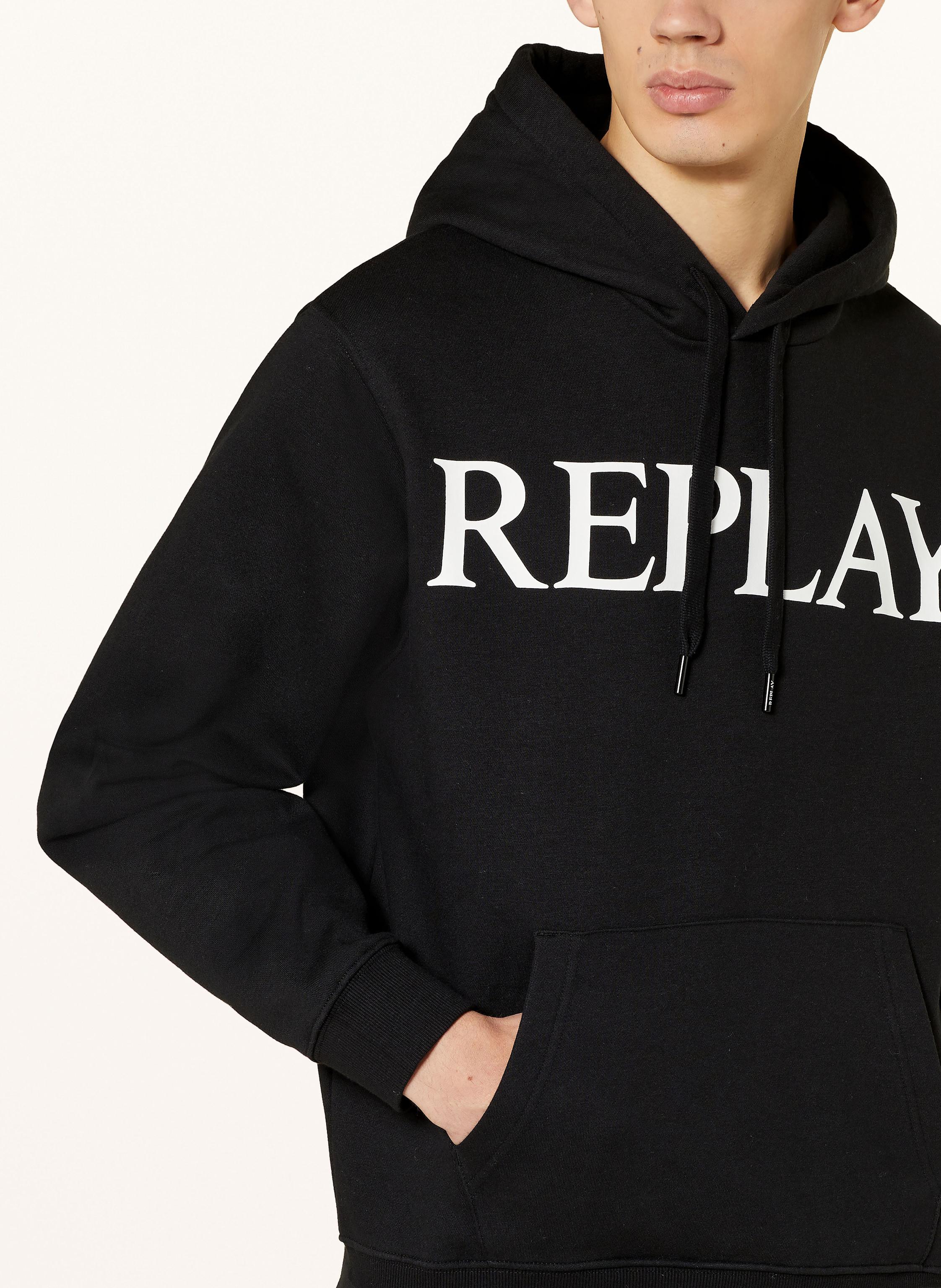 Thumbnail - Replay Hoodie schwarz