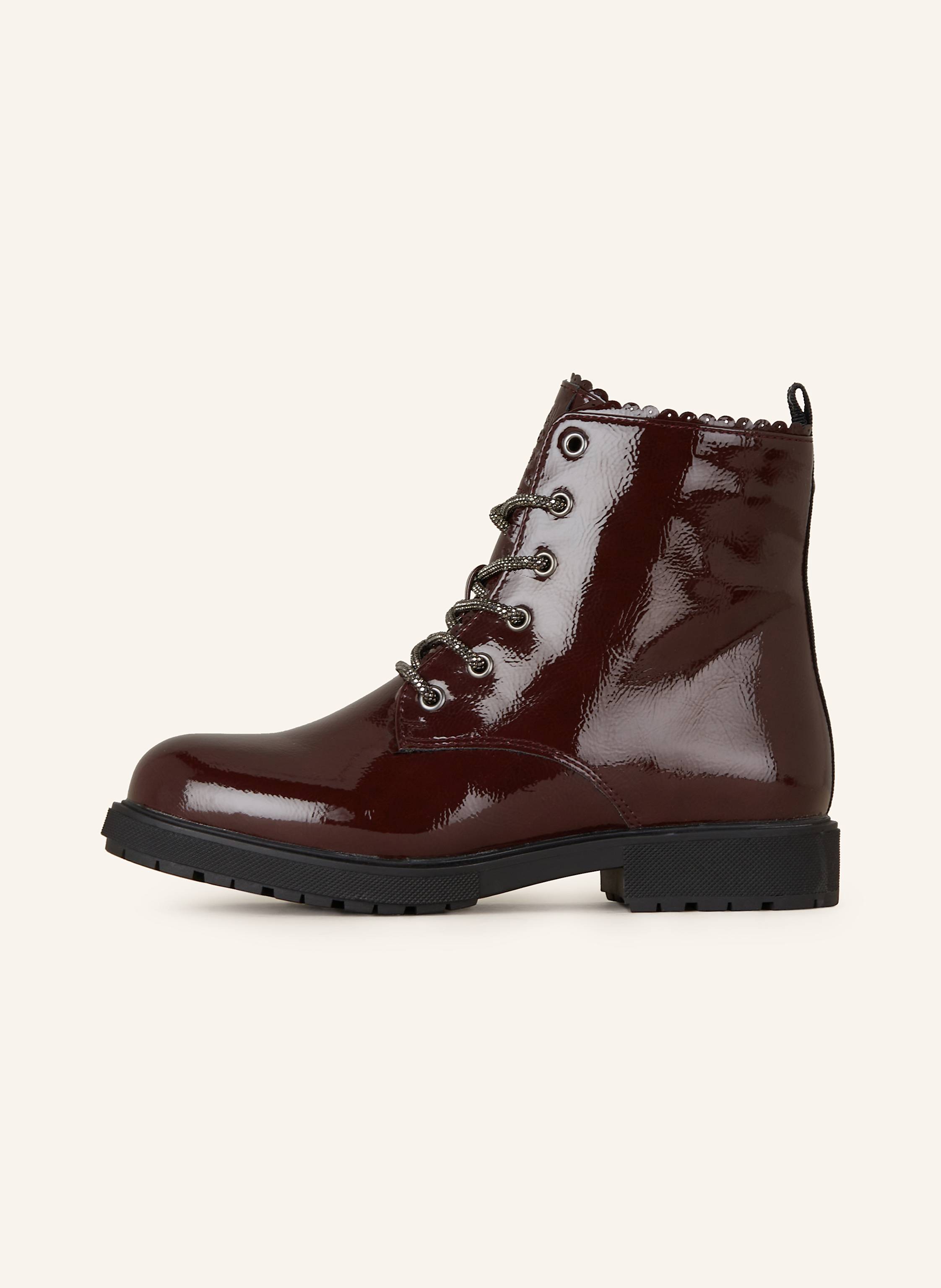 Thumbnail - Gioseppo Schnürboots Mit Schmucksteinen rot