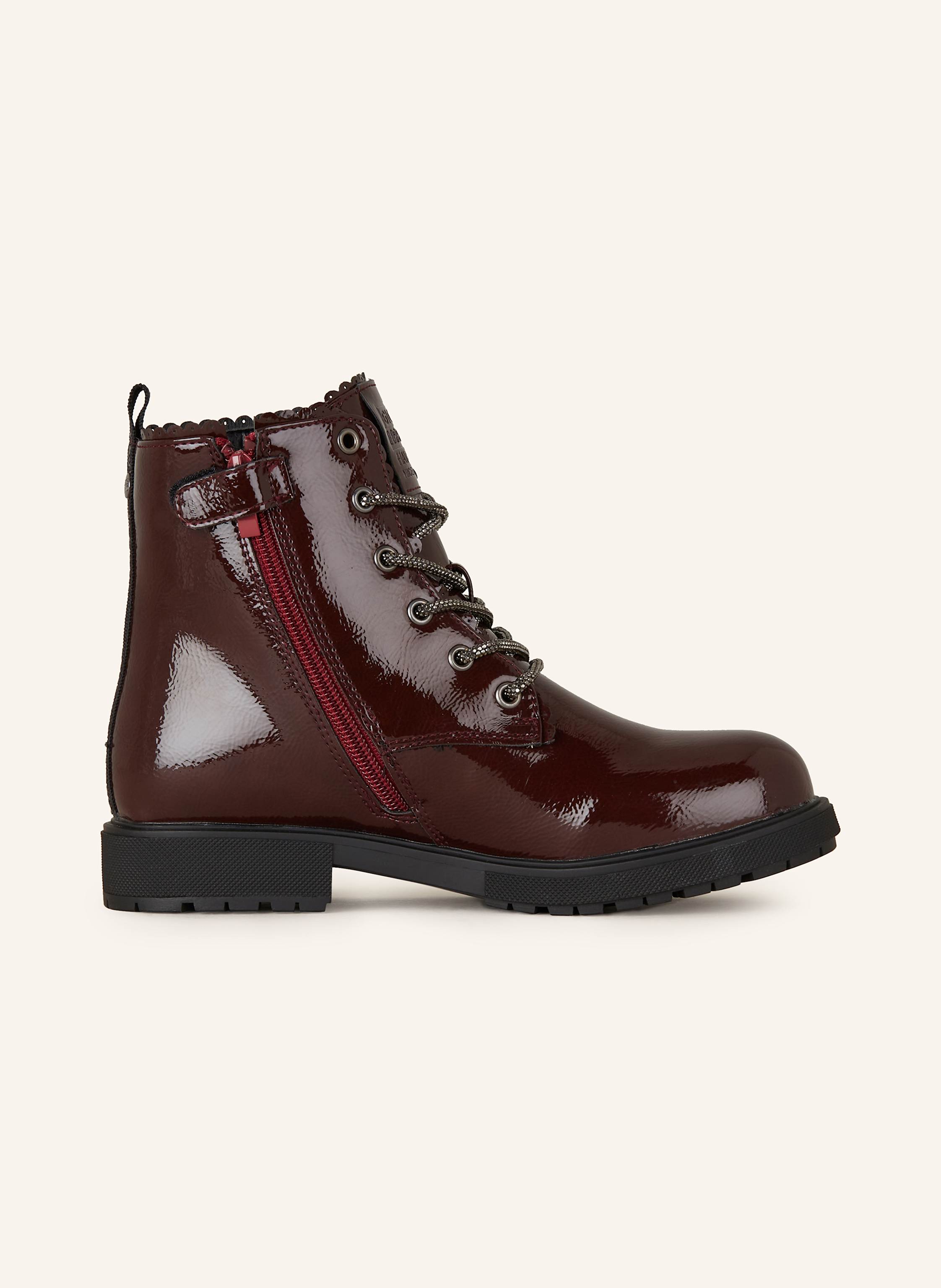 Thumbnail - Gioseppo Schnürboots Mit Schmucksteinen rot