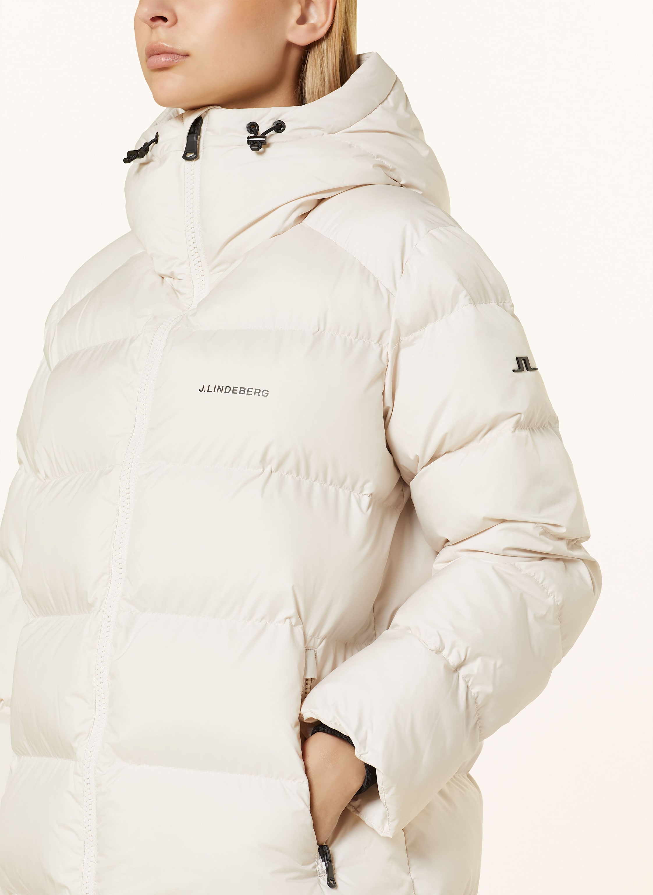 Thumbnail - J.Lindeberg Steppmantel beige