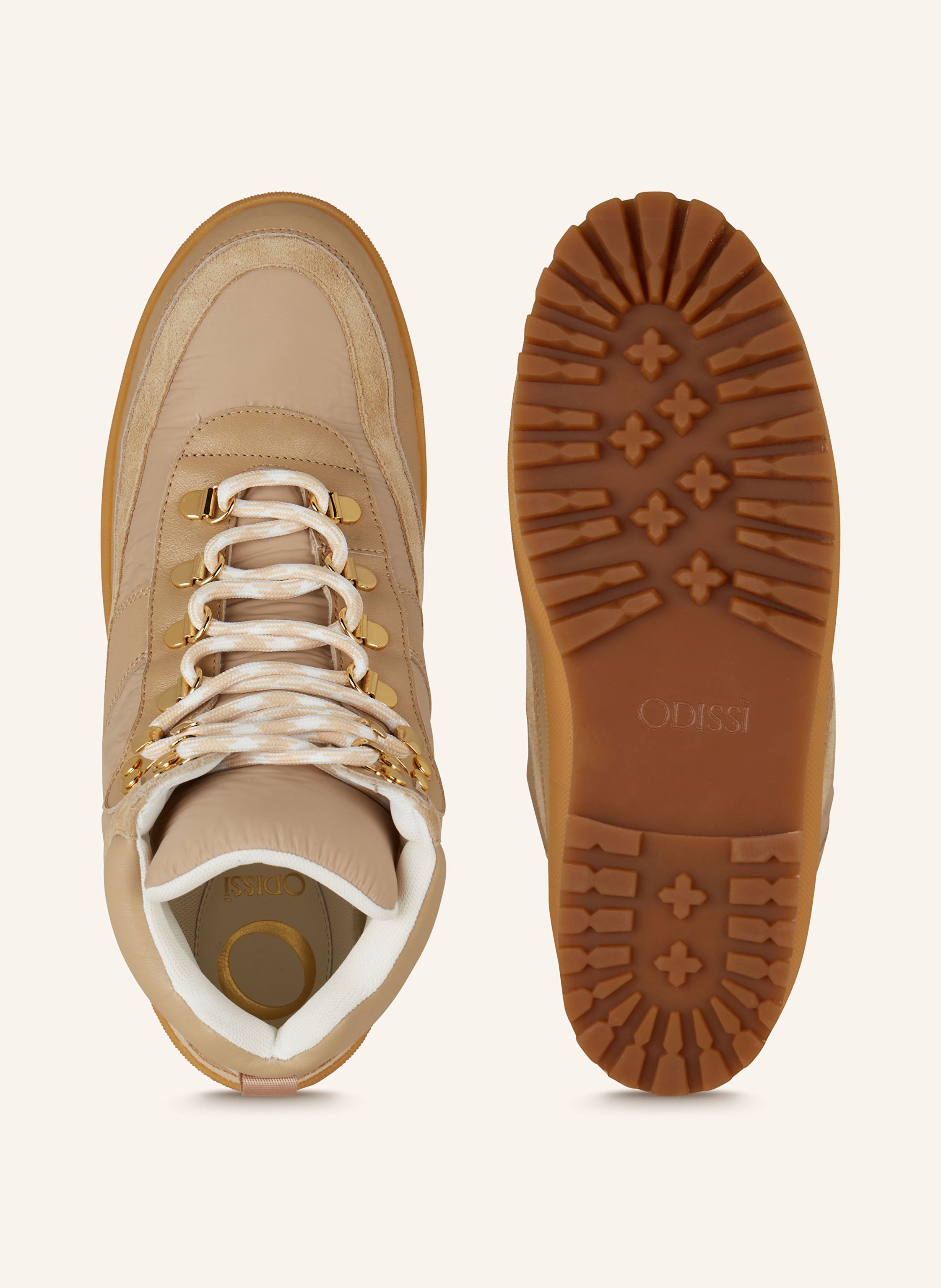Thumbnail - Odissì Schnürboots Vicky beige