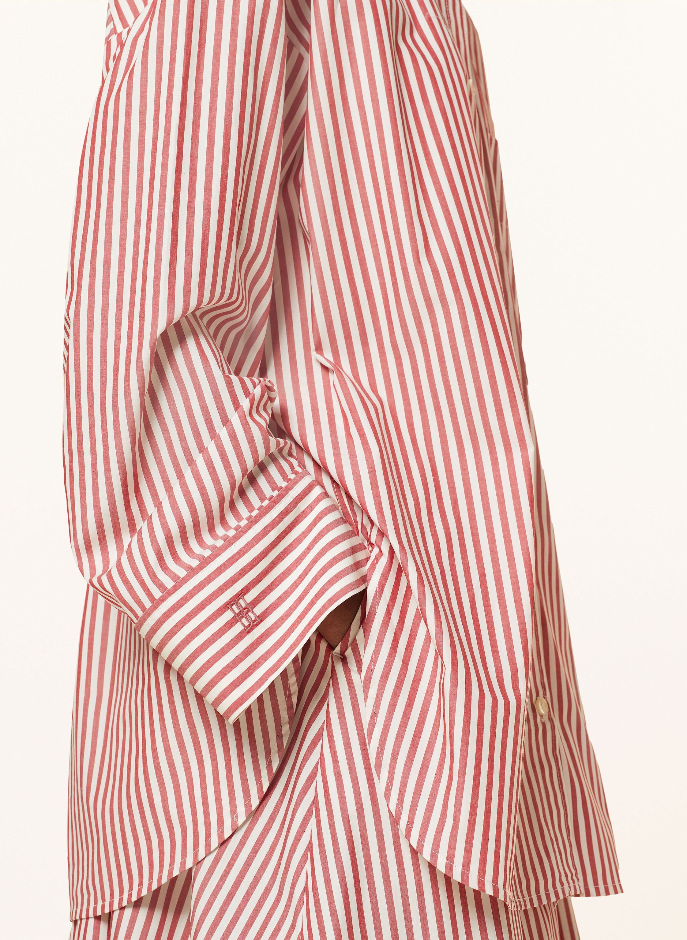 Thumbnail - By Malene Birger Hemdbluse Derris rot