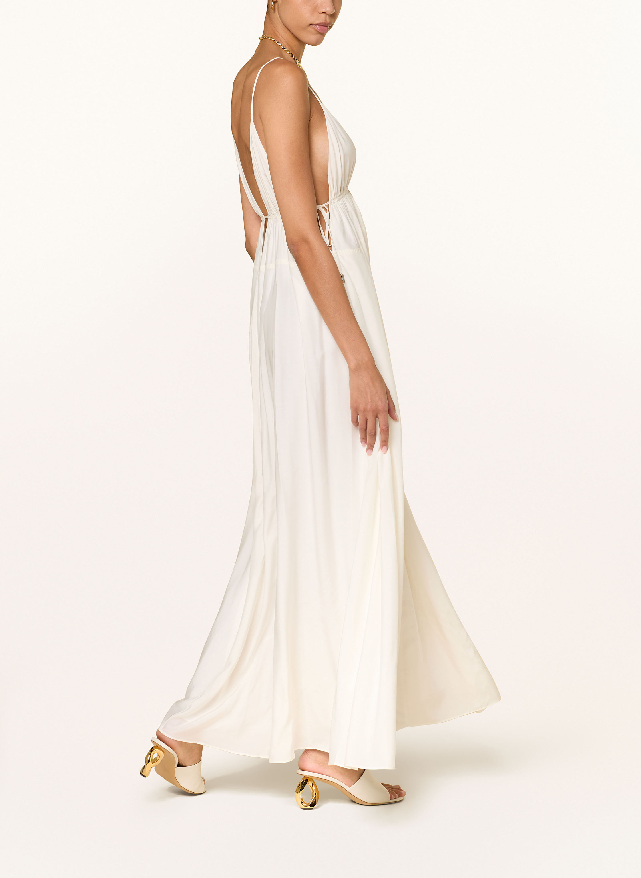 Thumbnail - Simkhai Kleid Josephine Mit Seide weiss