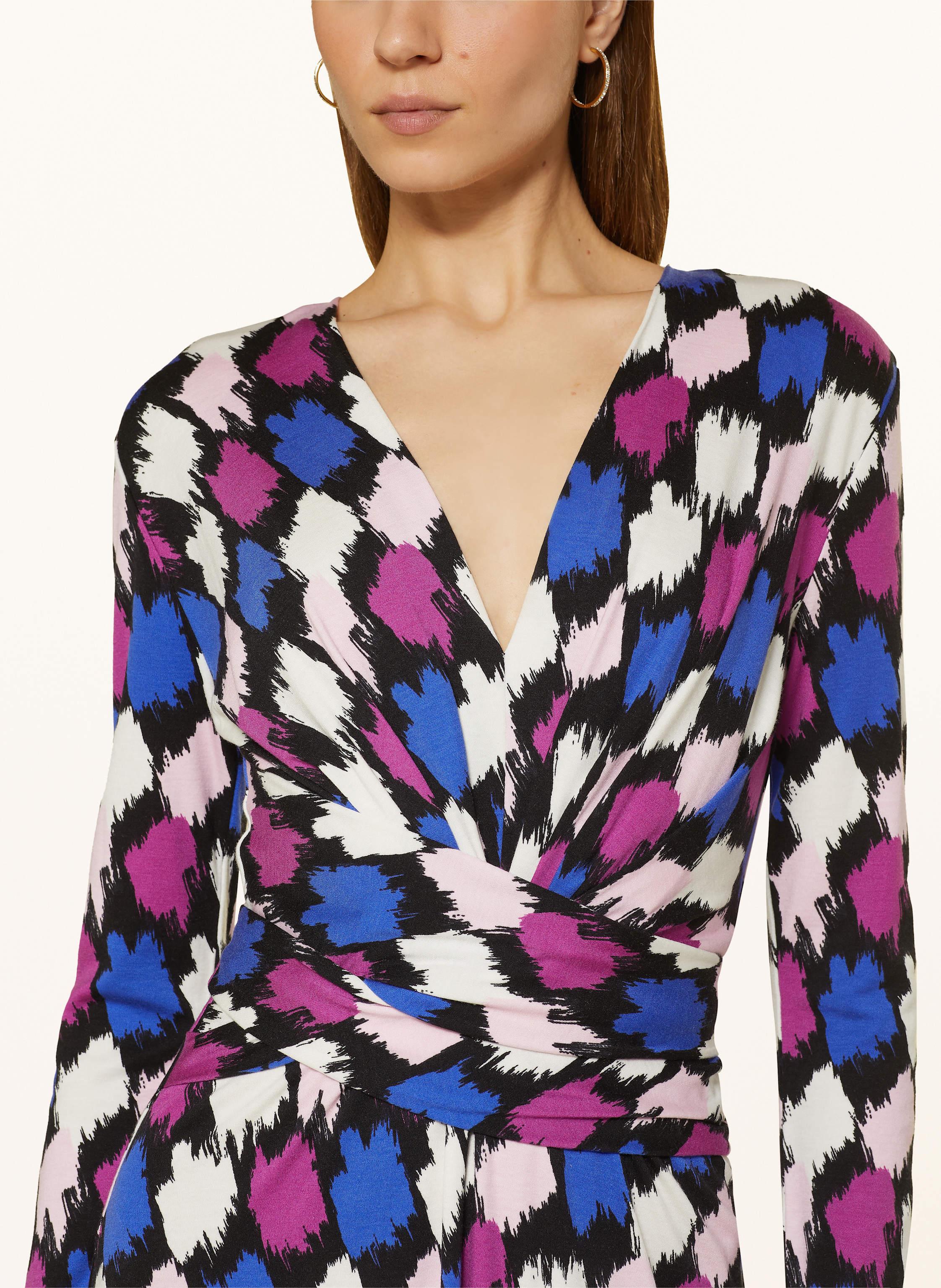 Thumbnail - Diane Von Furstenberg Jerseykleid Dorothee schwarz