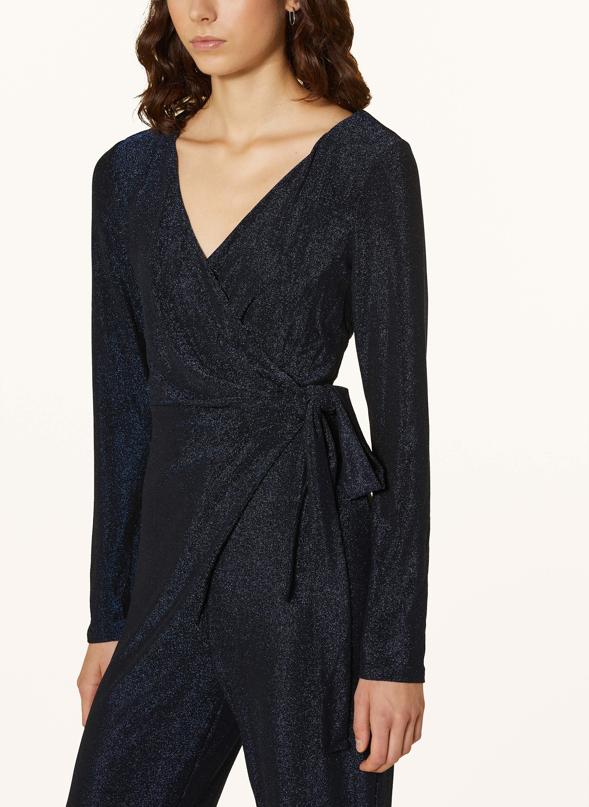 Thumbnail - Diane Von Furstenberg Jumpsuit Cosima Mit Glitzergarn blau