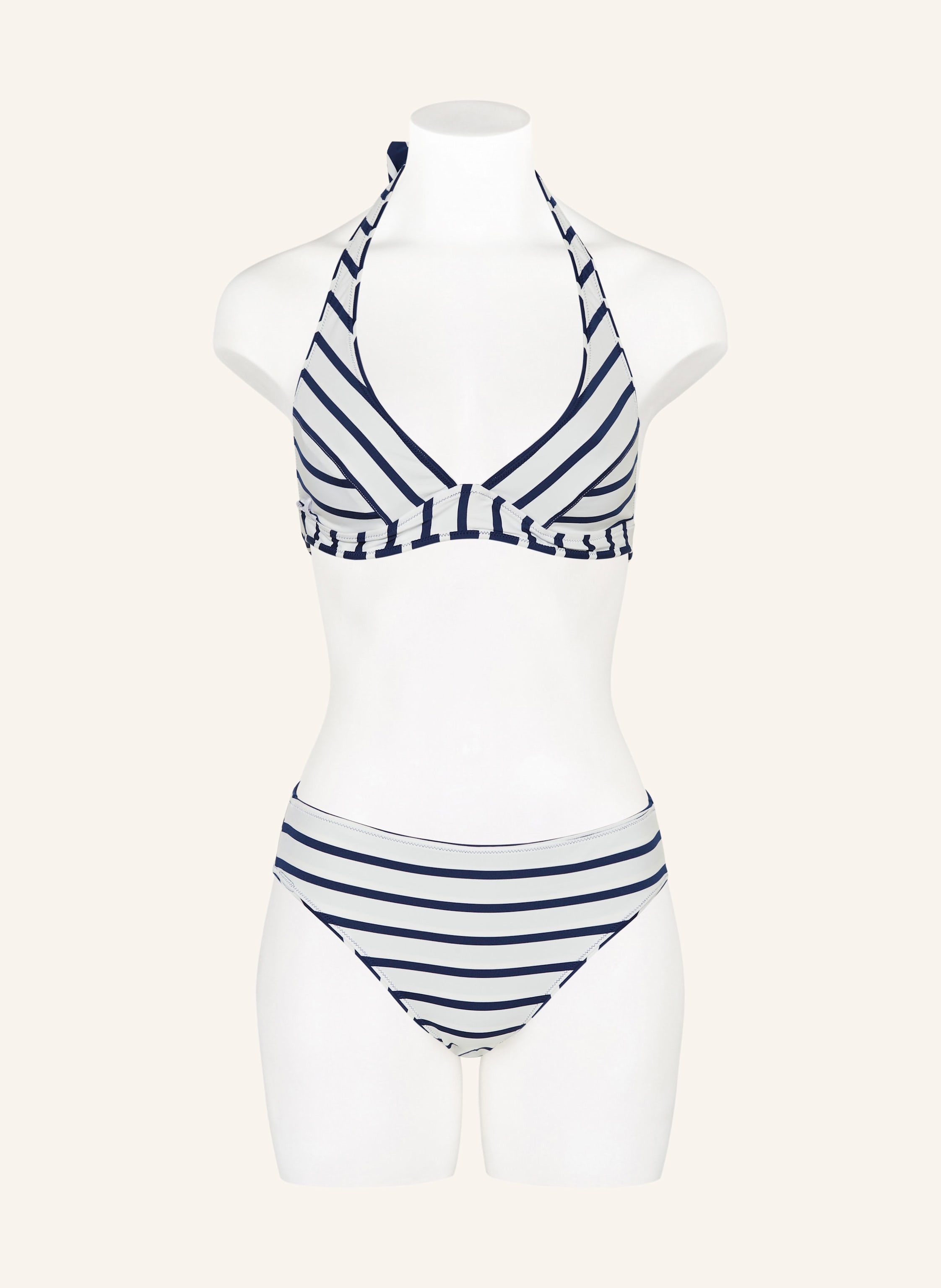 Thumbnail - Lidea Neckholder-Bikini-Top Bay Games Zum Wenden blau