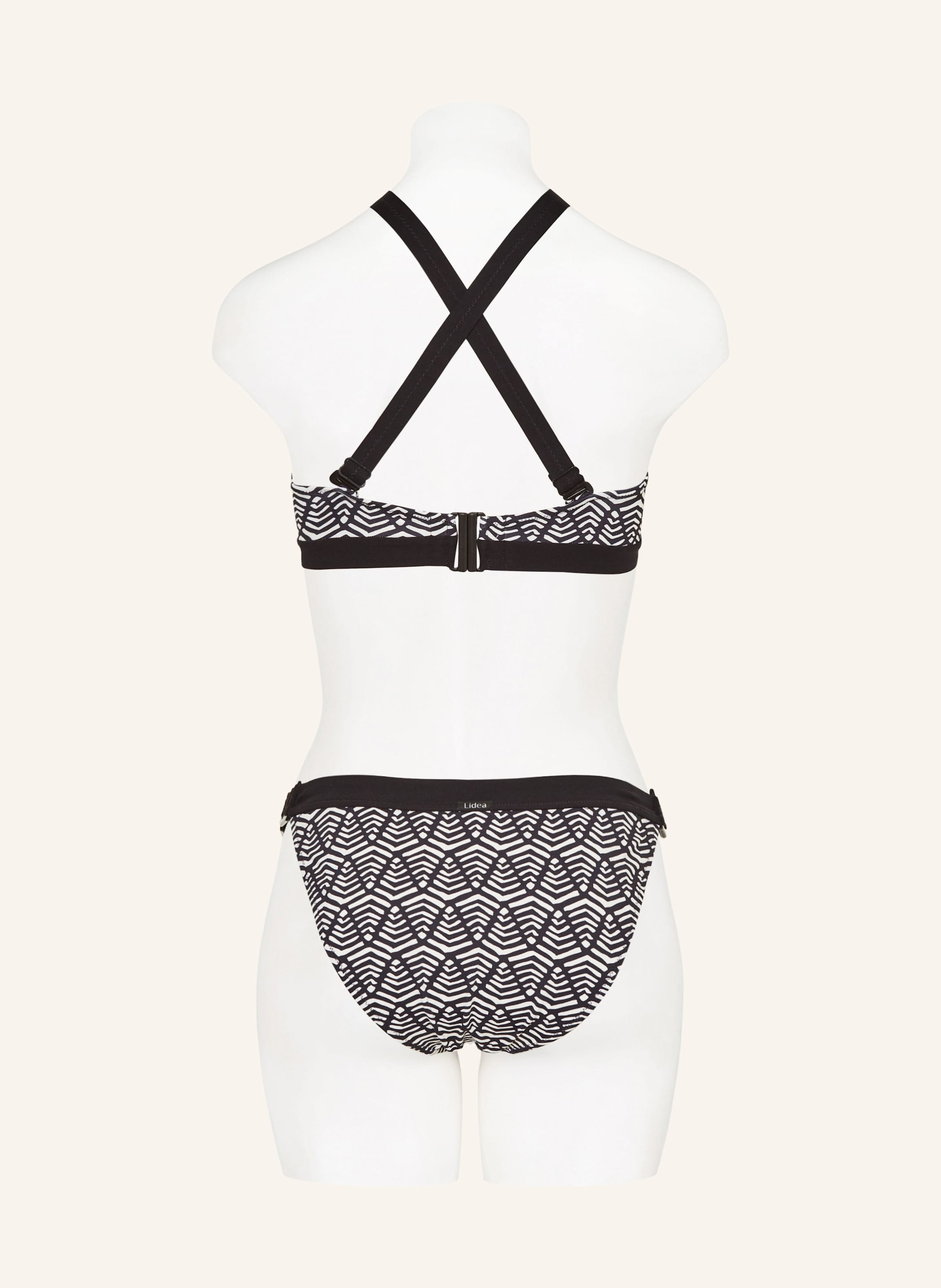 Thumbnail - Lidea Bralette-Bikini-Top Dashed Pulse schwarz