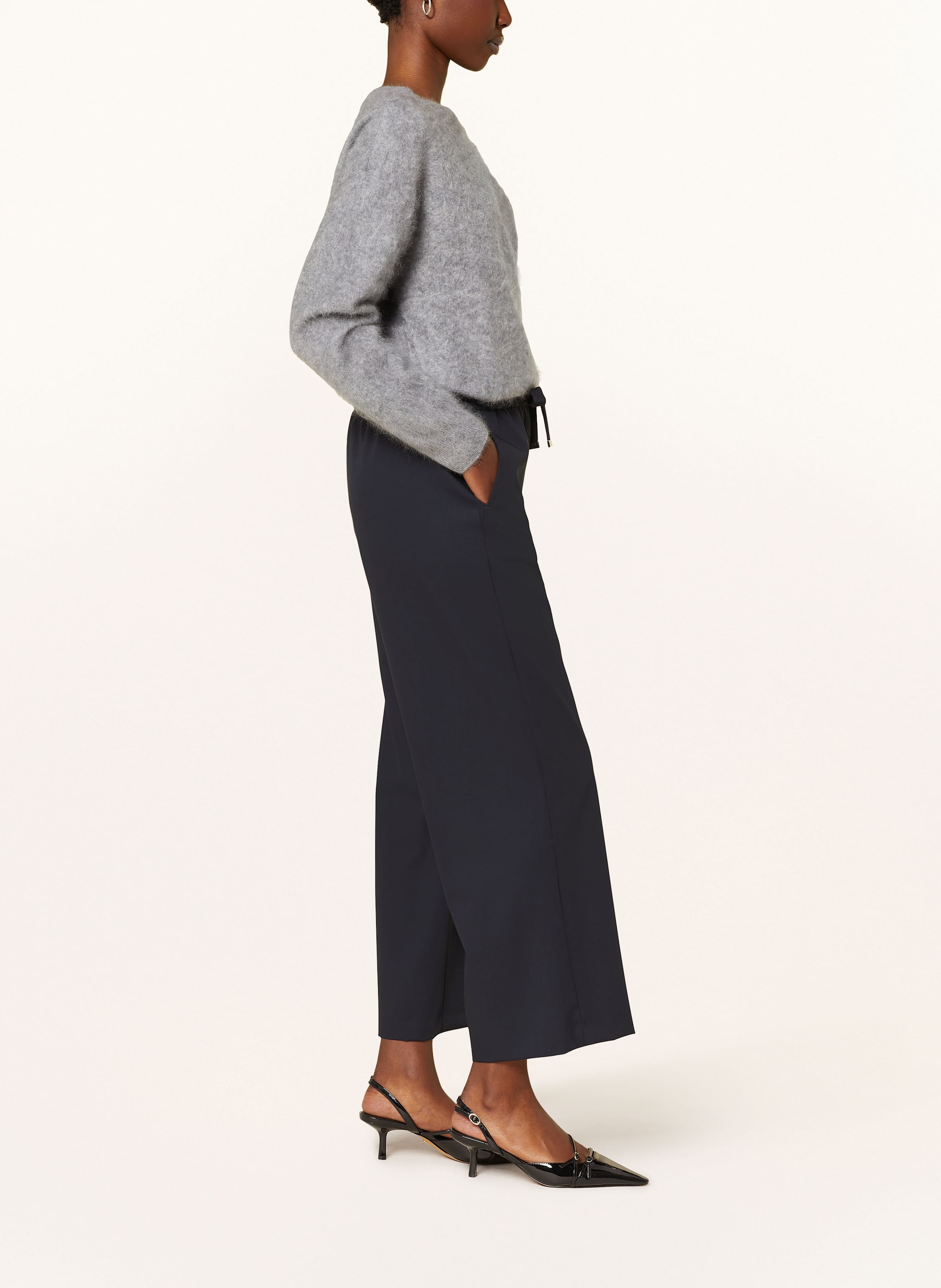 Thumbnail - S Max Mara Marlenehose Argenta blau