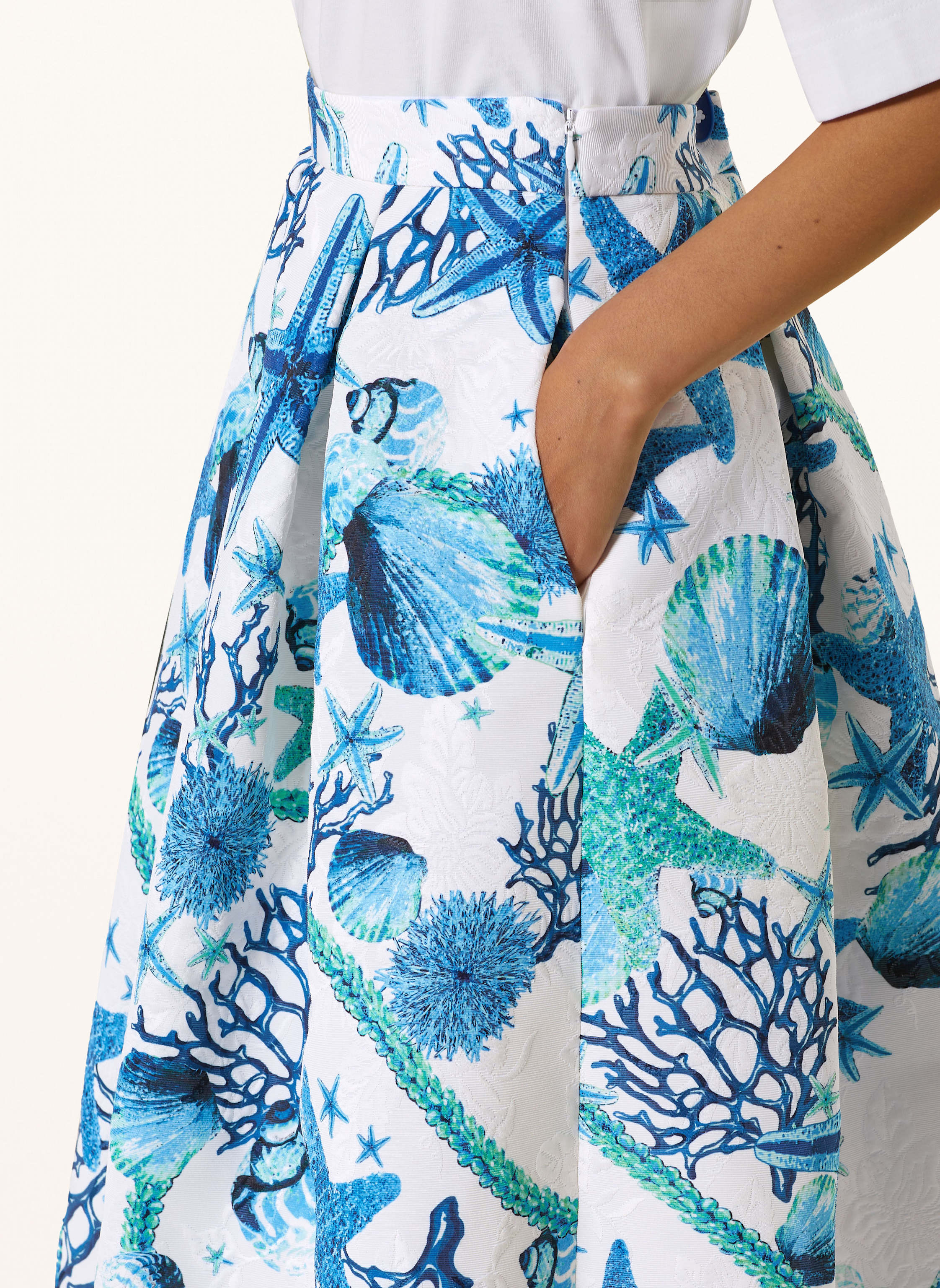 Thumbnail - Lunatica Milano Jacquard-Rock blau