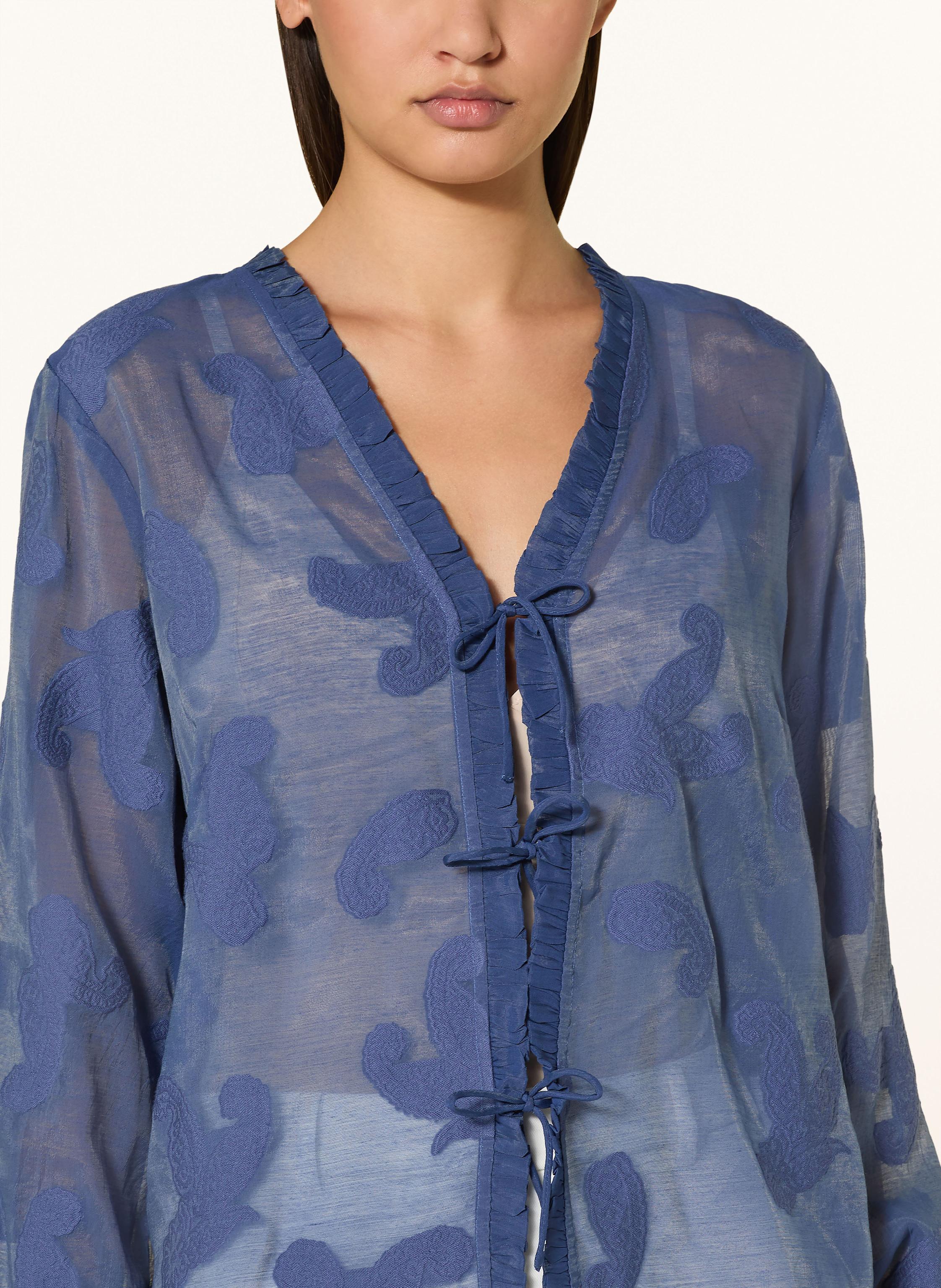 Thumbnail - Part Two Bluse Rachellepw Mit Rüschen blau