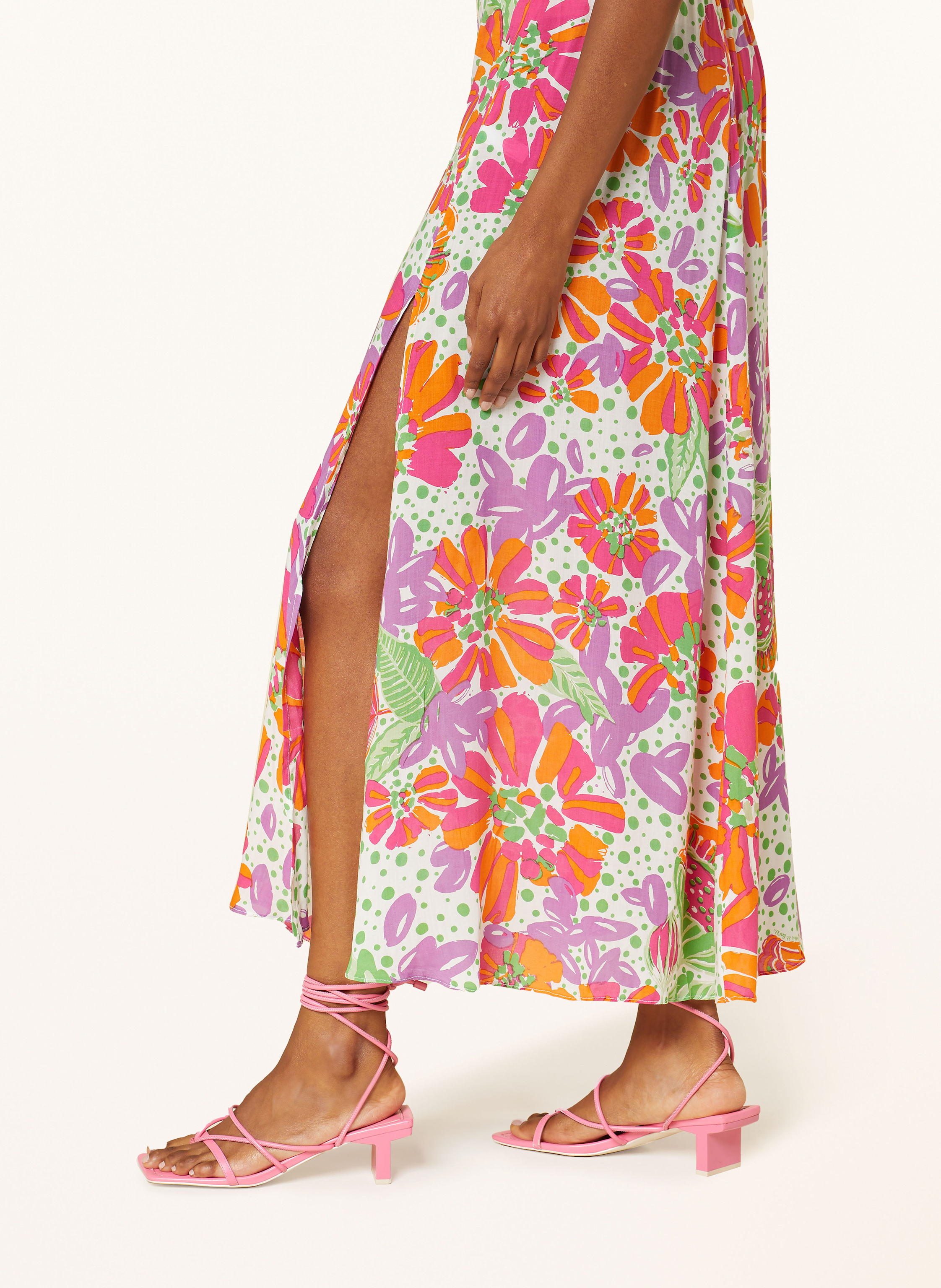 Thumbnail - Poupette St Barth Strandkleid Cecile pink
