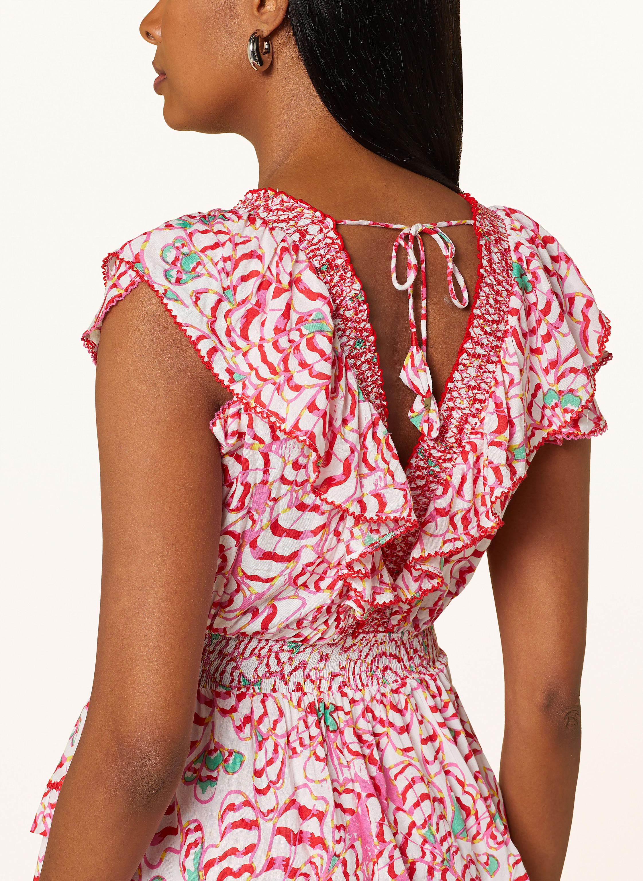 Thumbnail - Poupette St Barth Strandkleid Carol pink