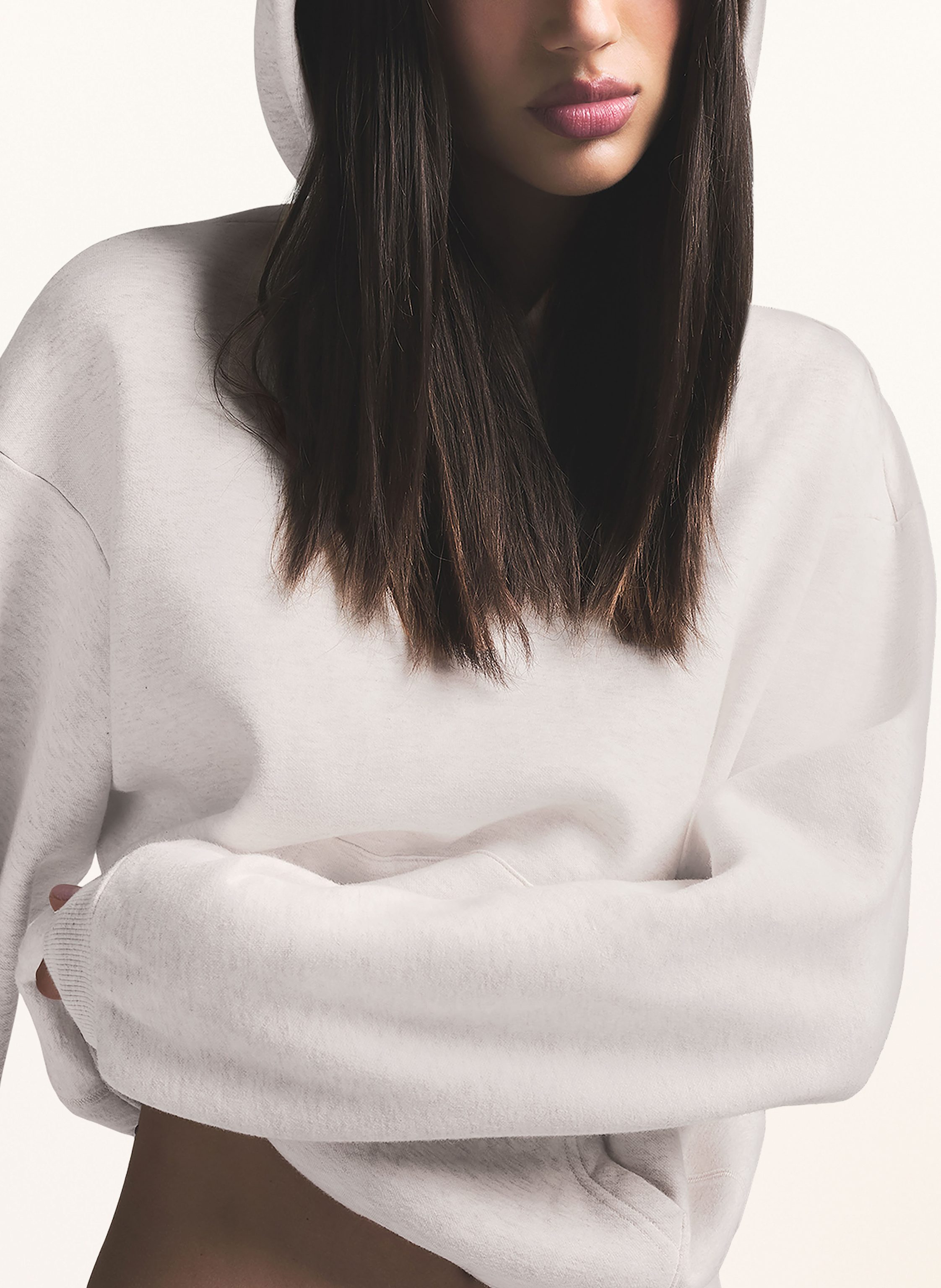 Thumbnail - Skims Lounge-Hoodie Cotton Fleece beige