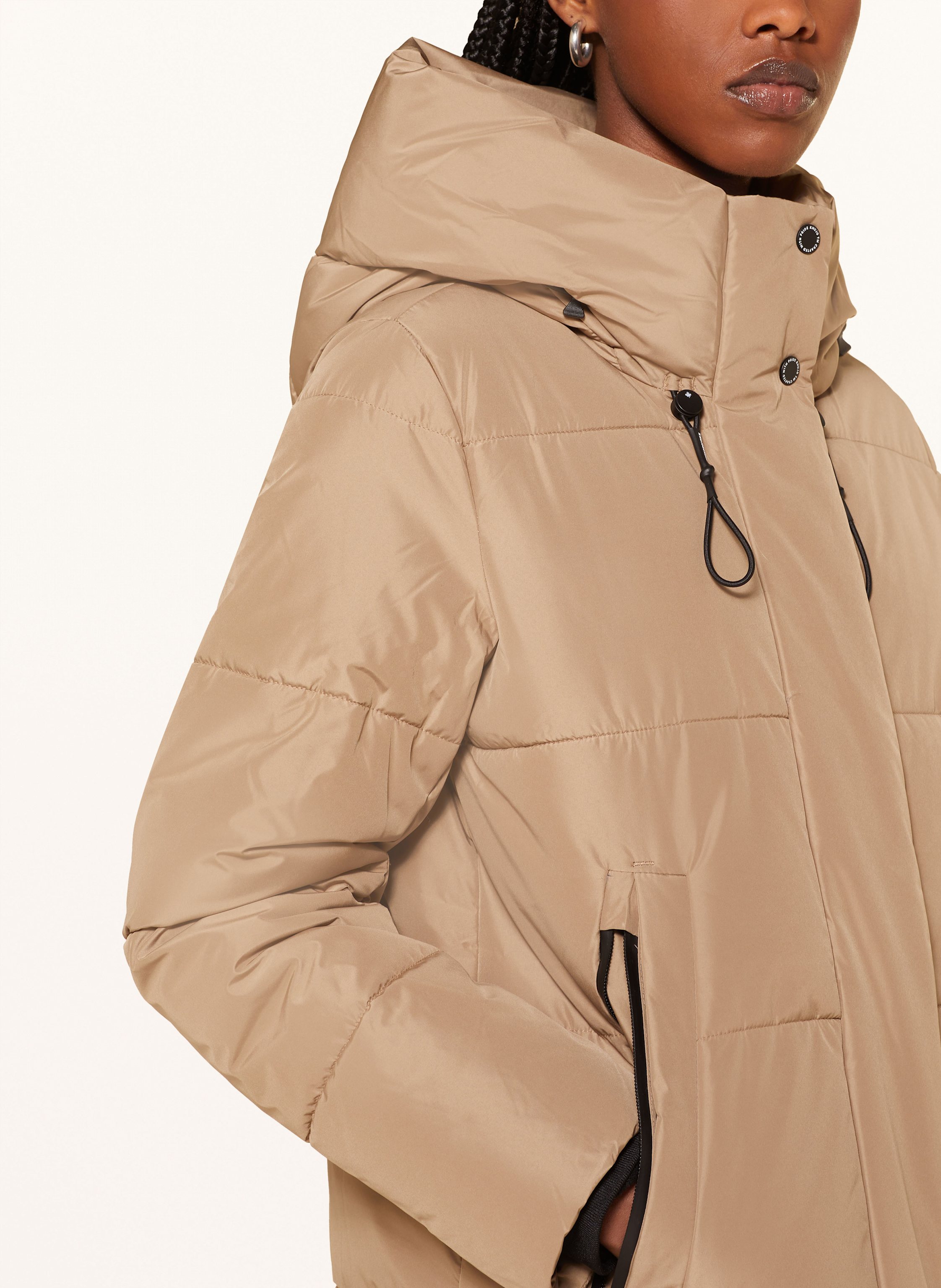 Thumbnail - Khujo Steppmantel Soulani beige