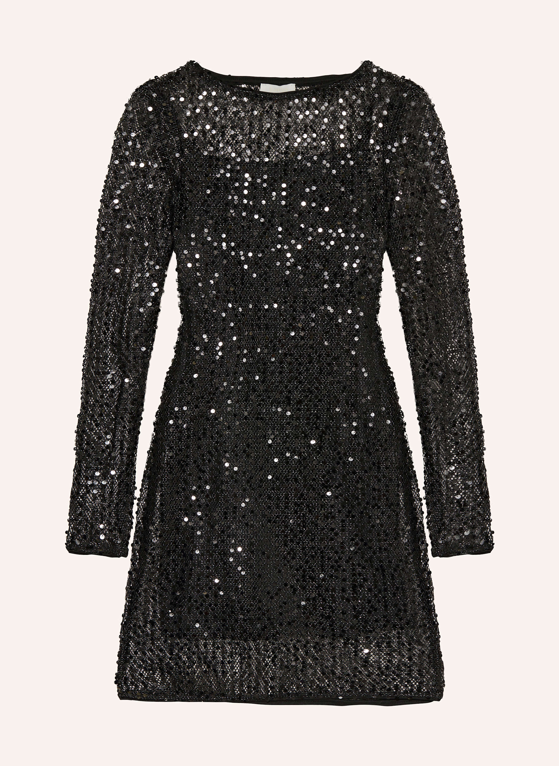 Warehouse black sequin dress top