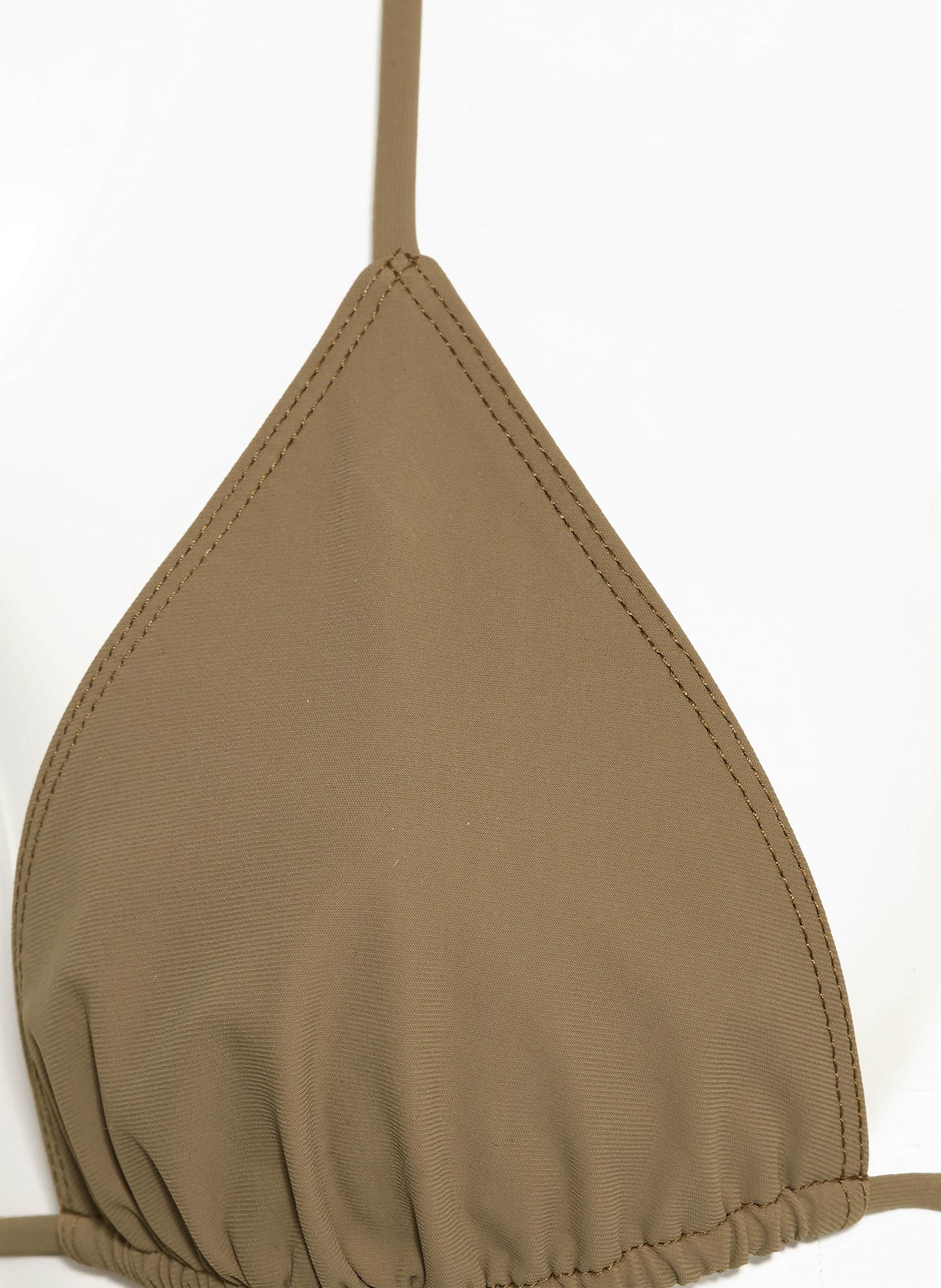 Thumbnail - Faithfull The Brand Triangel-Bikini-Top Sete gruen