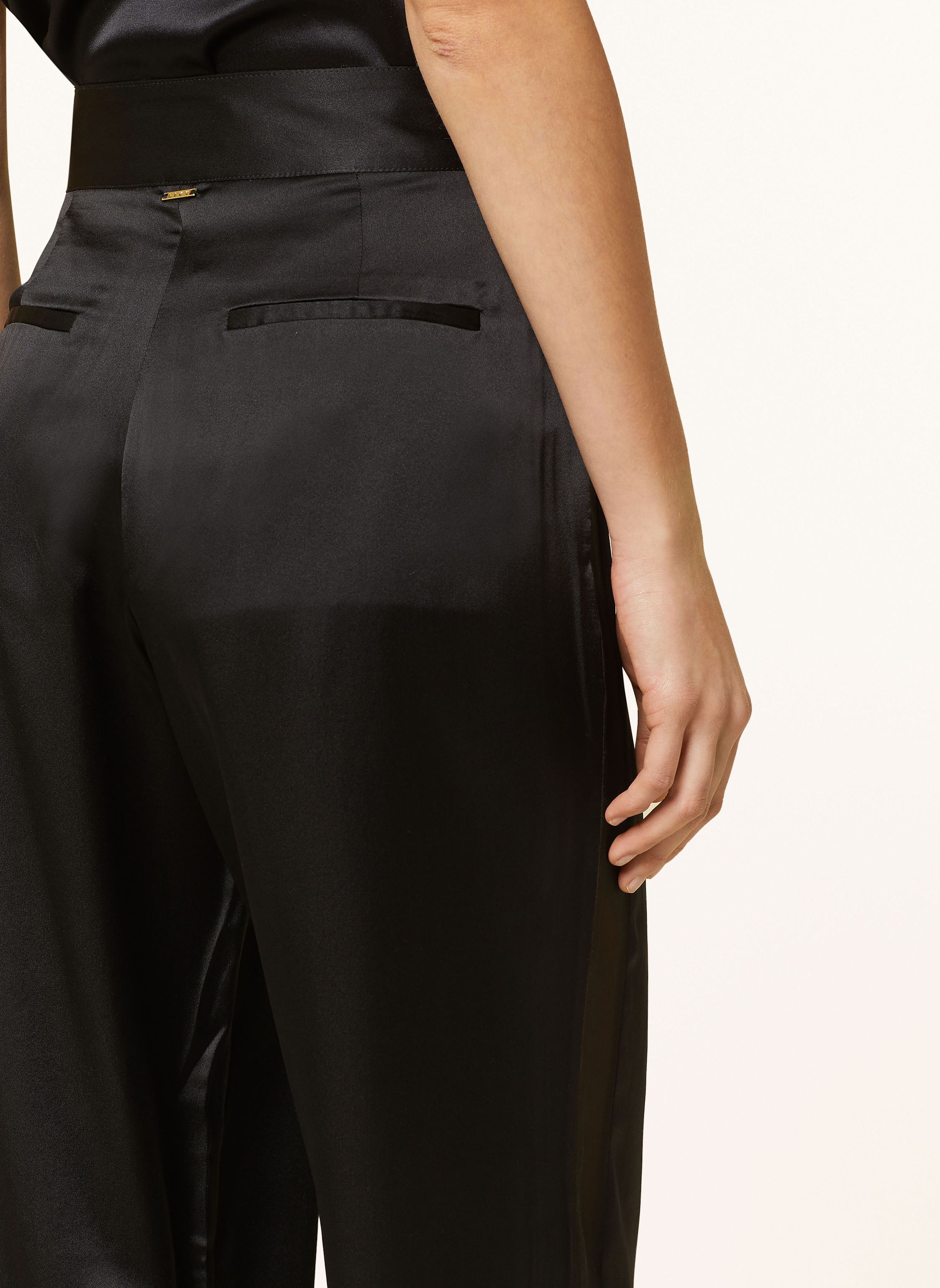 Thumbnail - Livy Lounge-Hose Collins Aus Seide schwarz