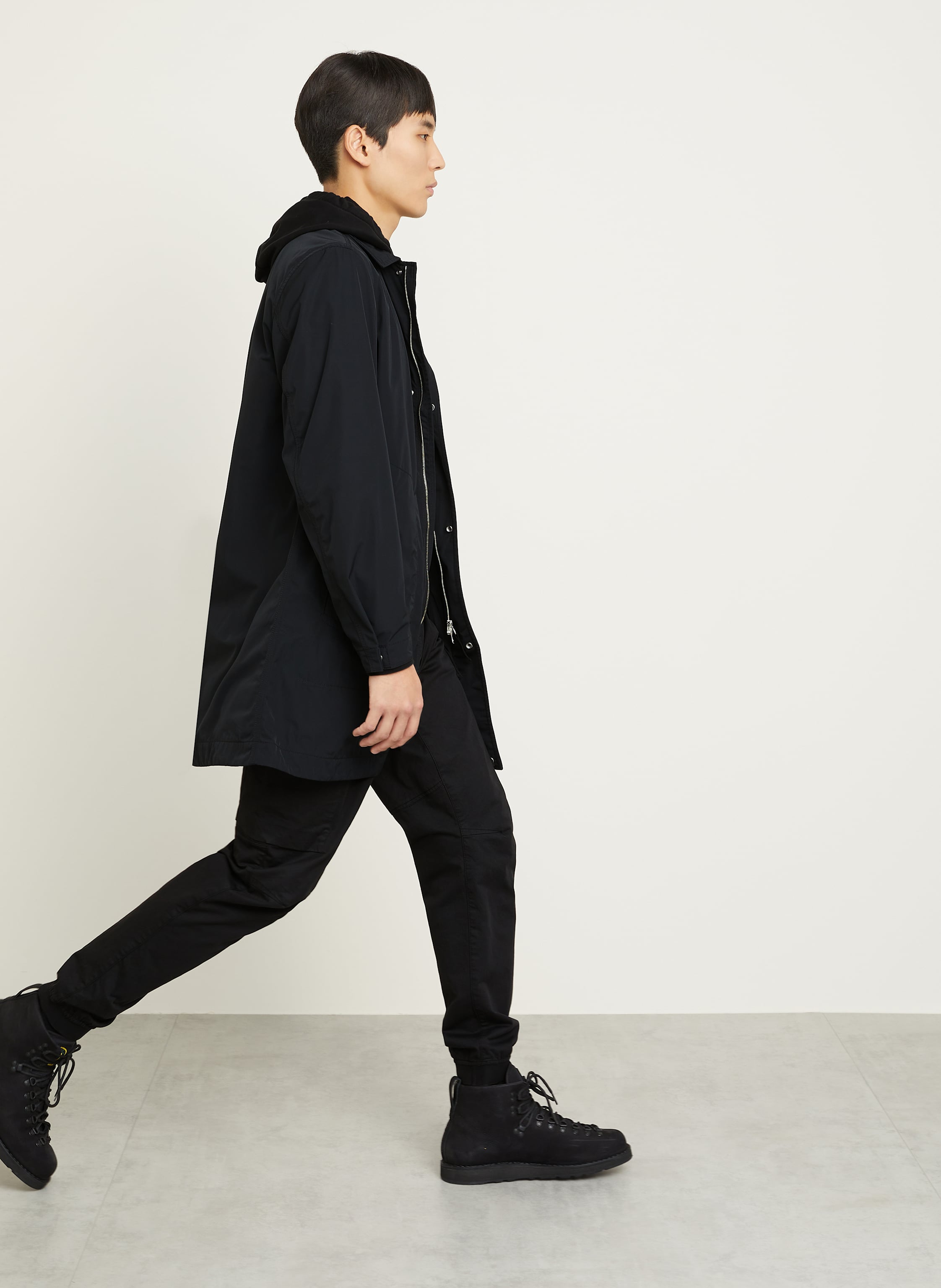 Thumbnail - Stone Island Mantel schwarz