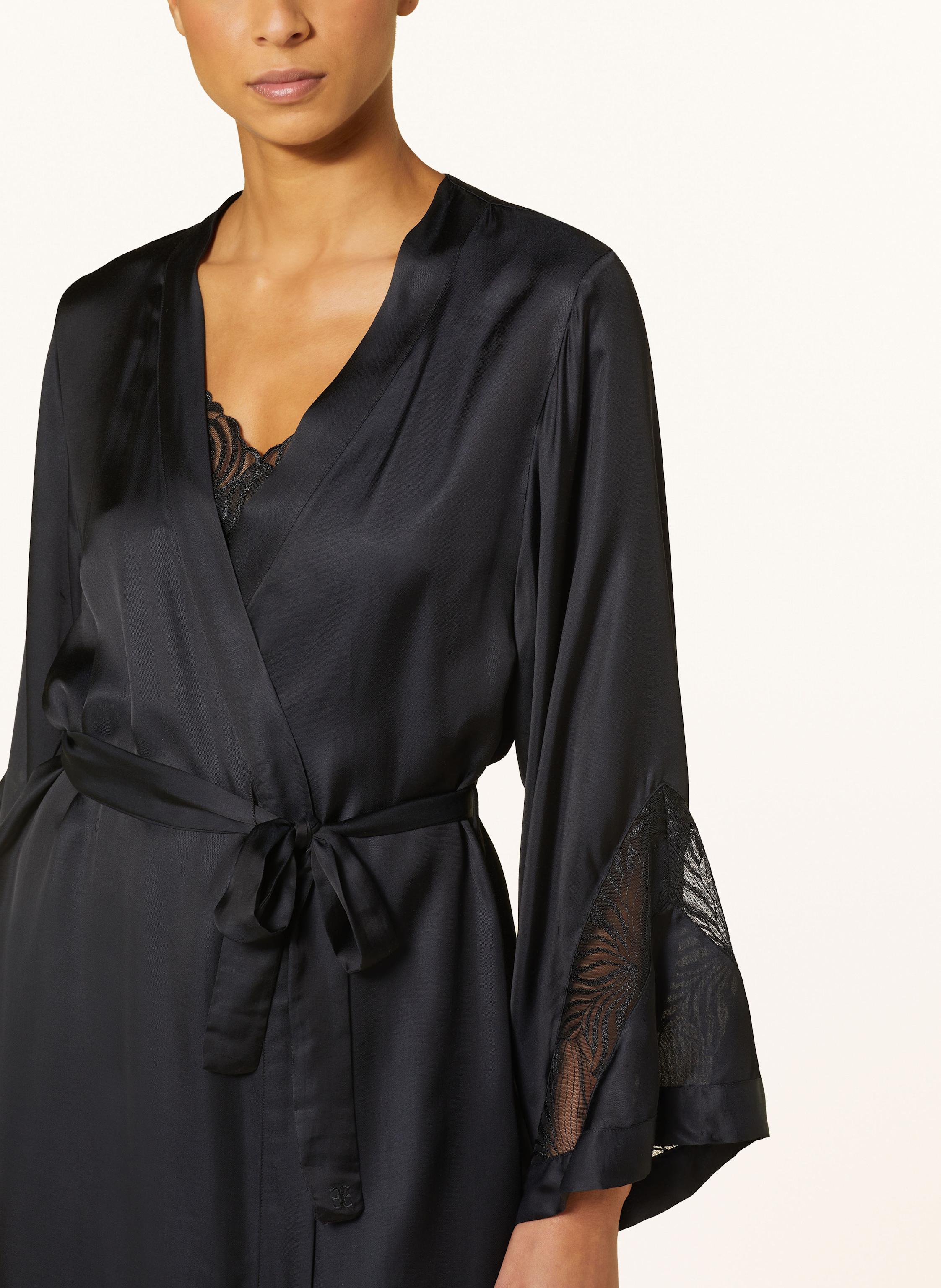 Thumbnail - Chantelle Damen-Kimono Legend Aus Satin schwarz