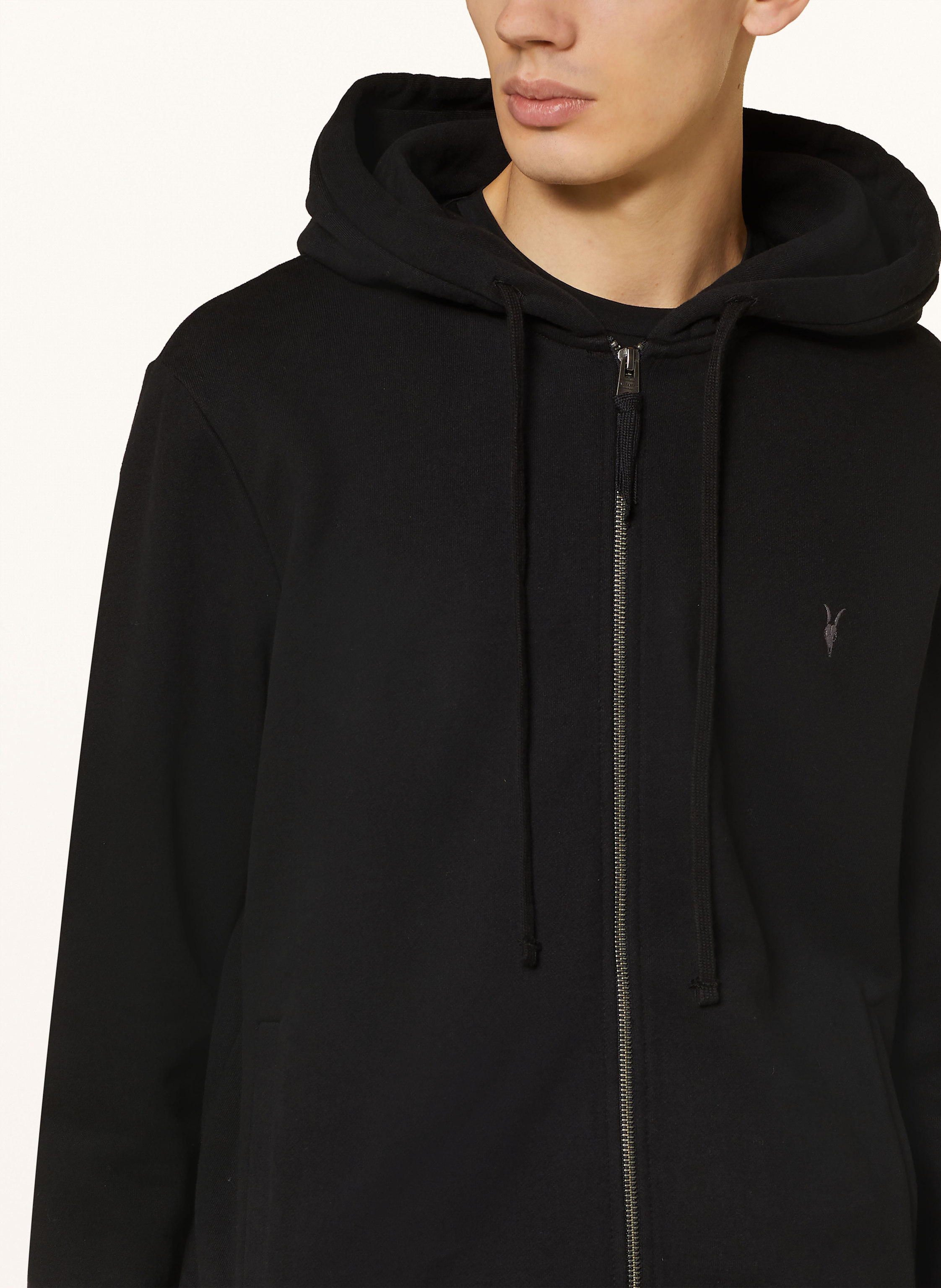 Thumbnail - Allsaints Sweatjacke Raven schwarz