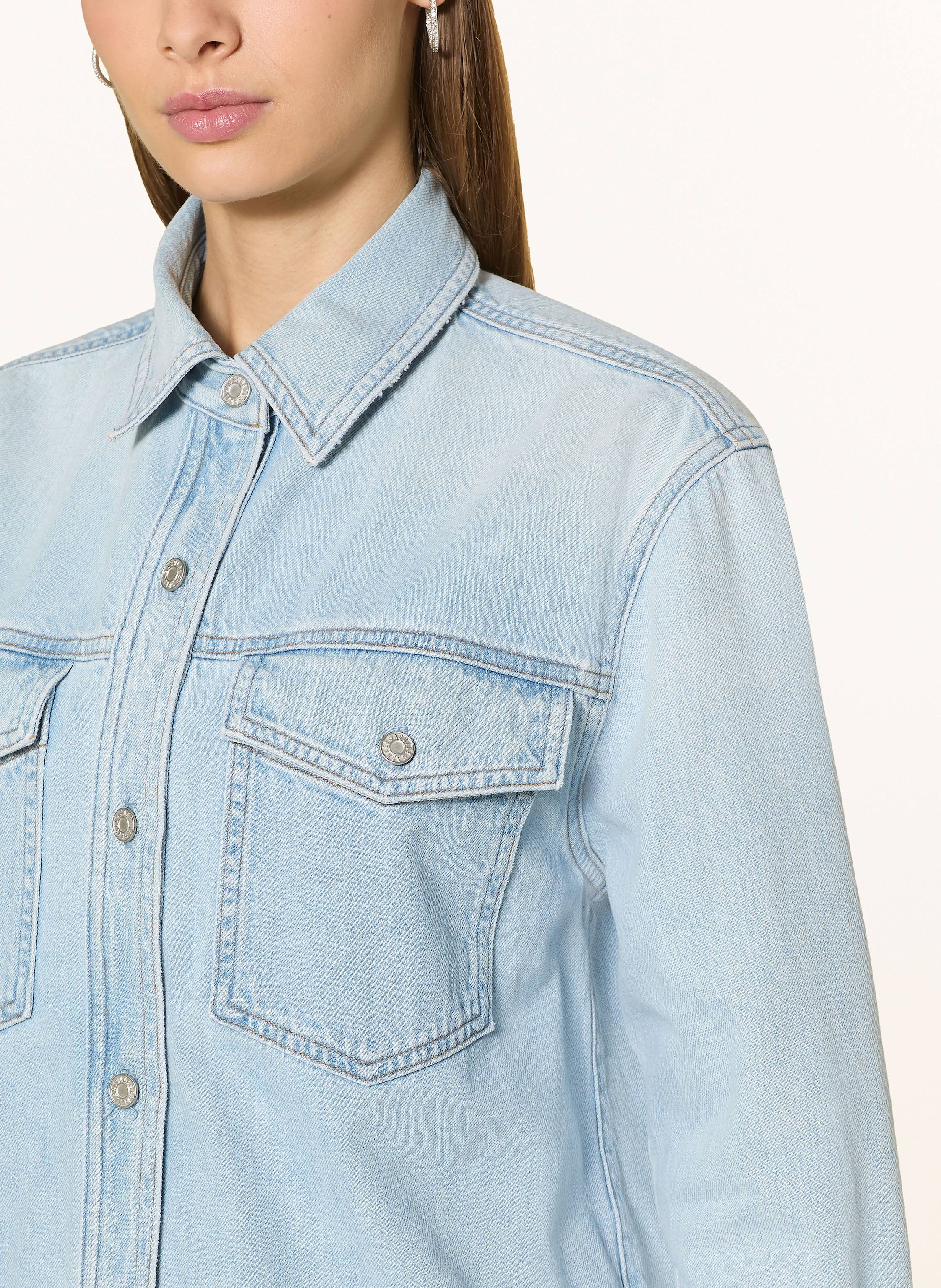 Thumbnail - Agolde Jeansbluse Rina blau