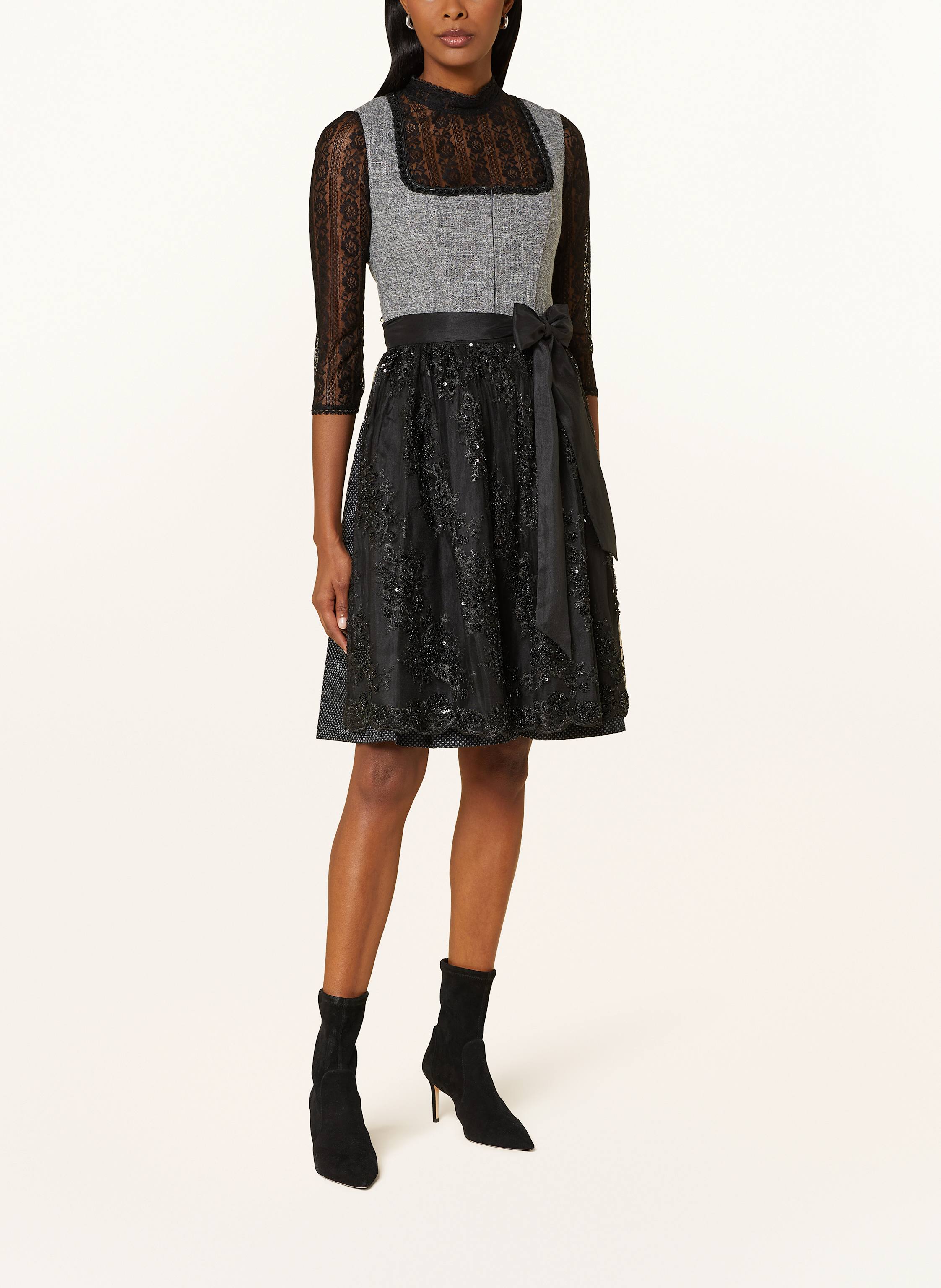 Thumbnail - Krüger Dirndlbluse Katalina Mit 3/4-Arm schwarz