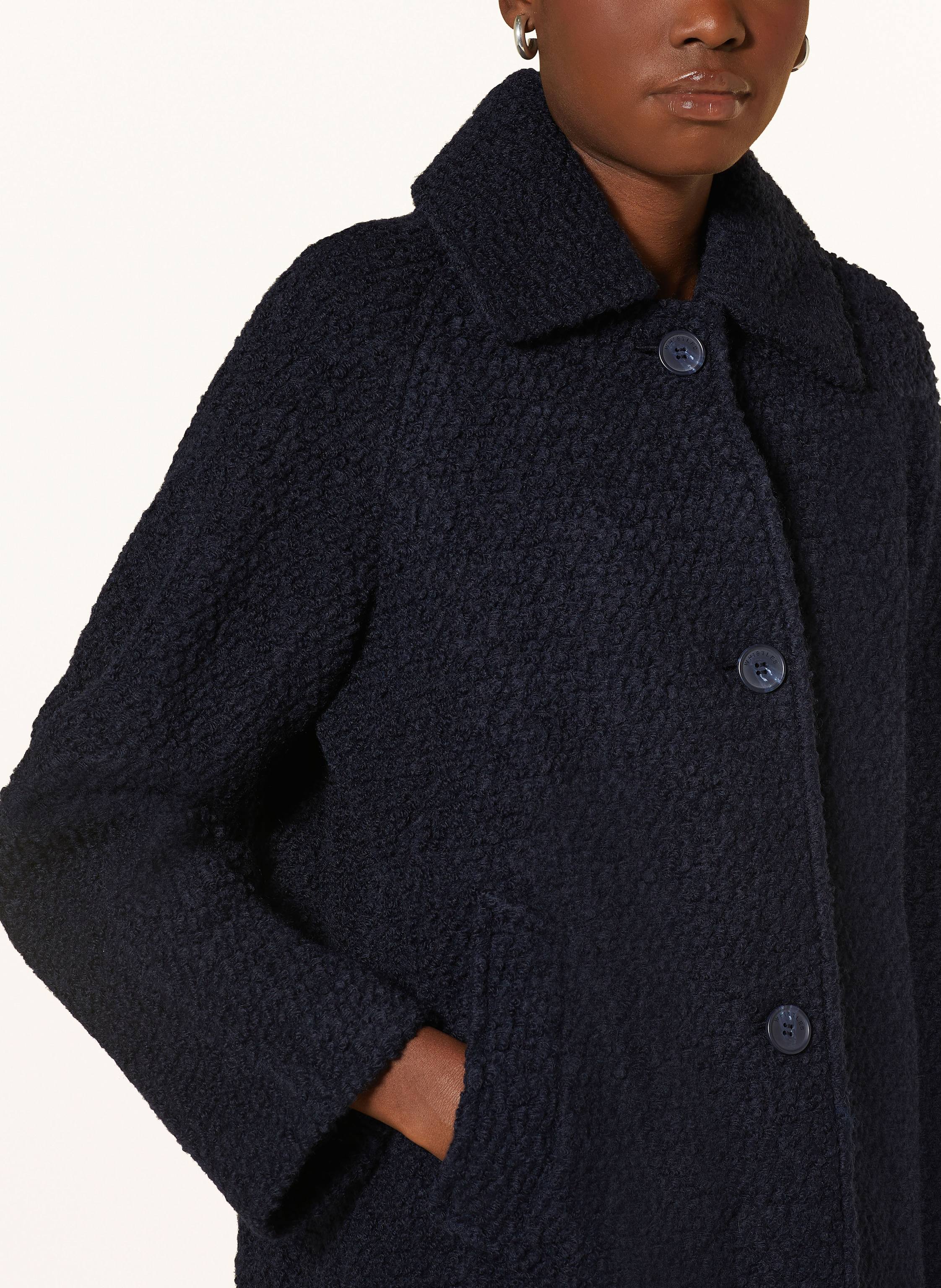 Thumbnail - Whistles Wollmantel Romy Aus Bouclé blau