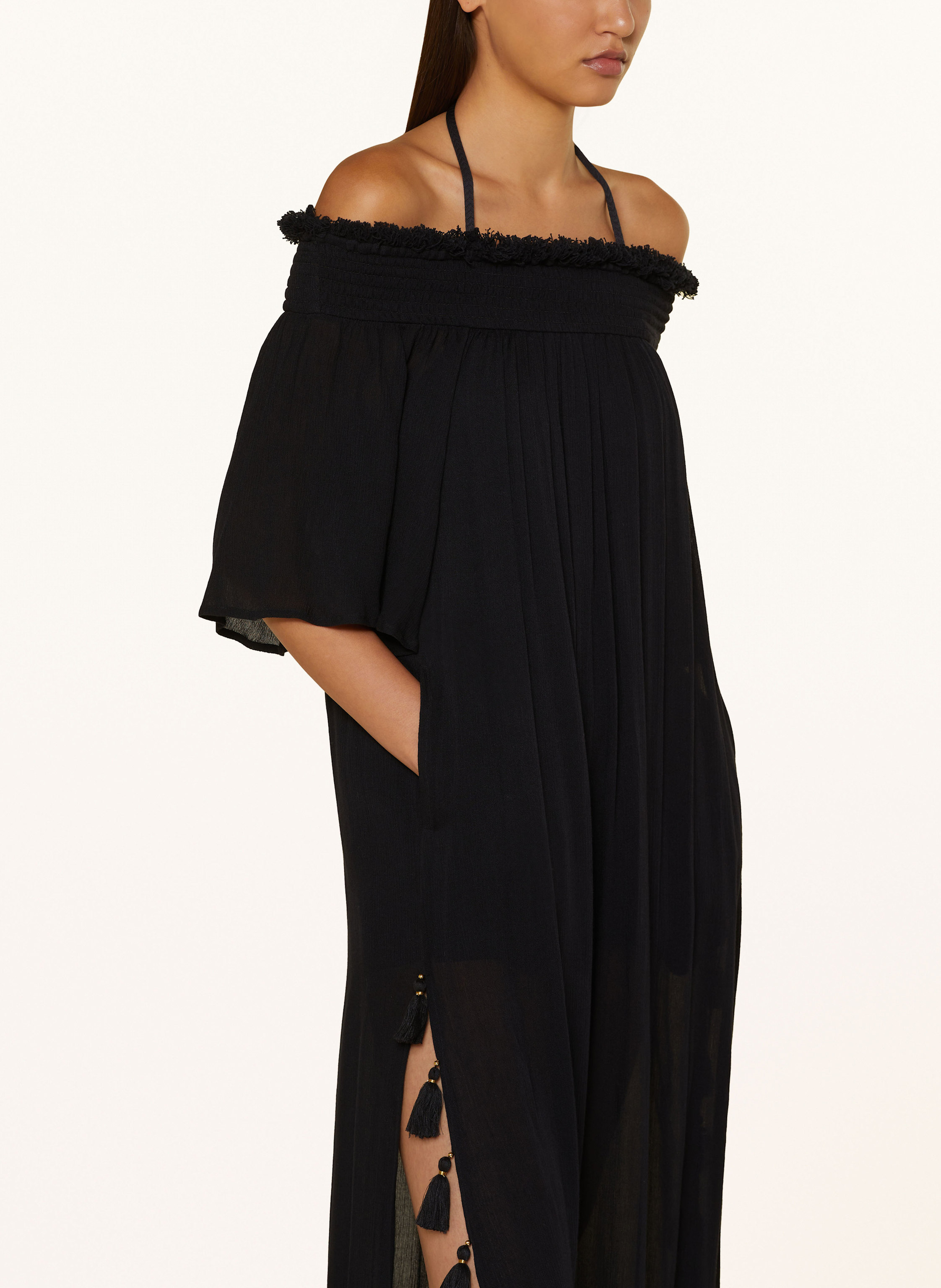 Thumbnail - Watercult Strandkleid Microcraft schwarz