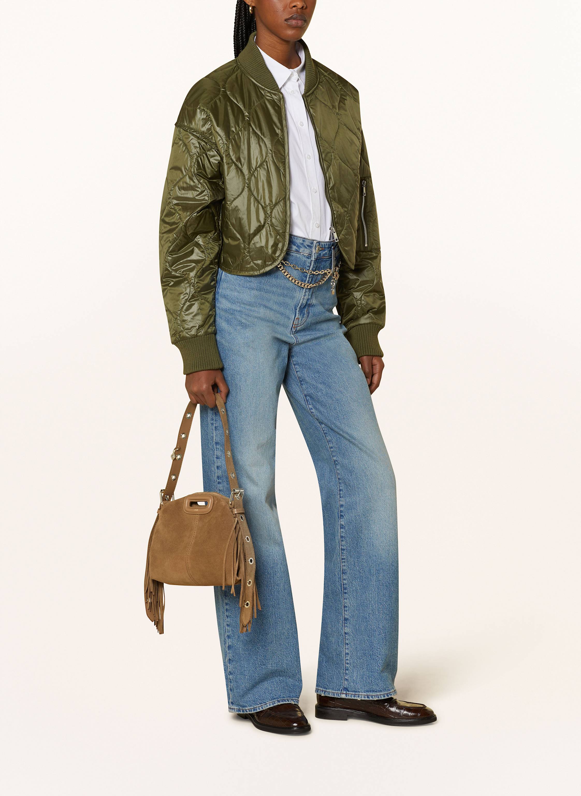 Thumbnail - Maje Umhängetasche Mini braun