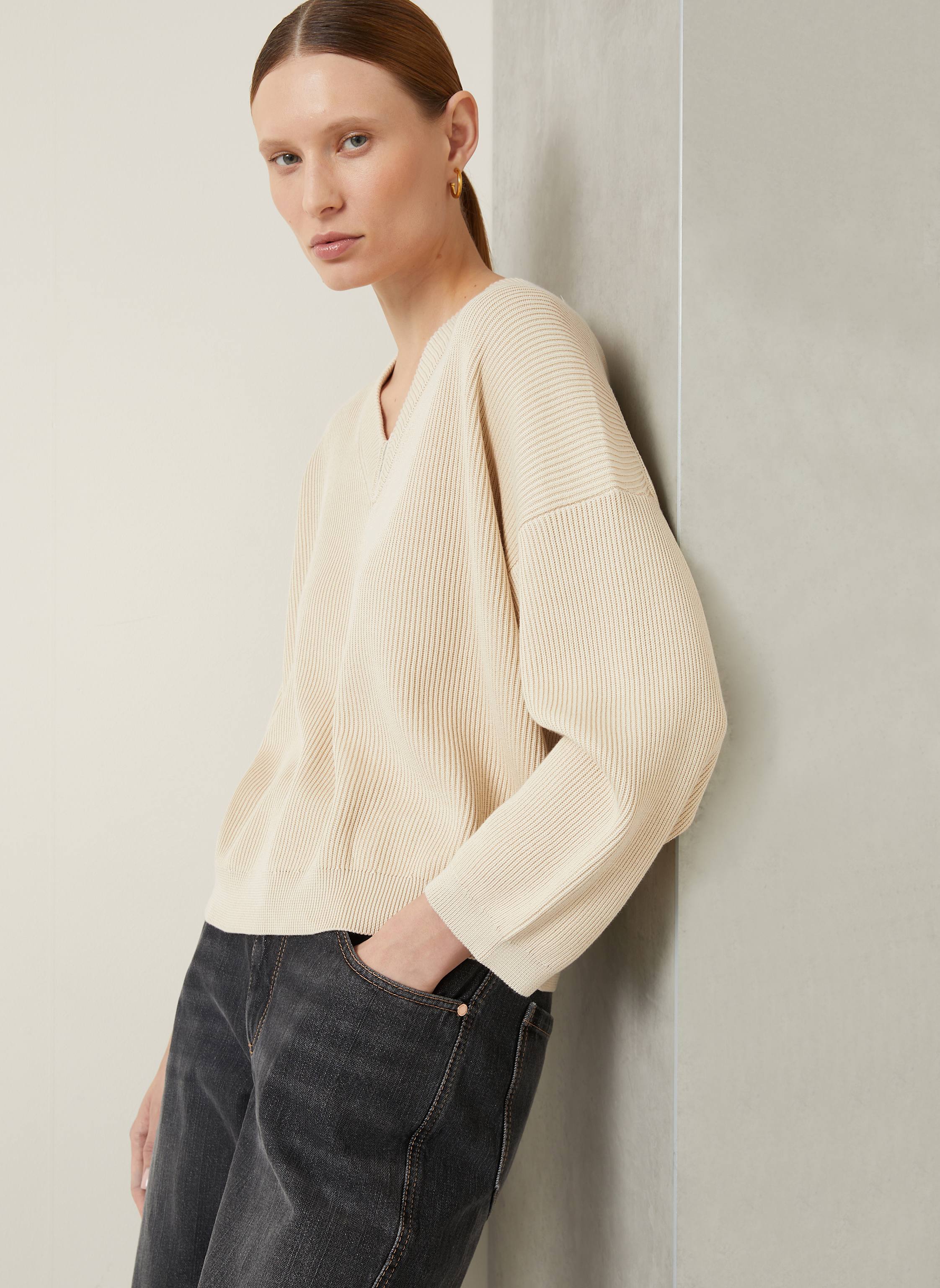 Thumbnail - Brunello Cucinelli Pullover beige
