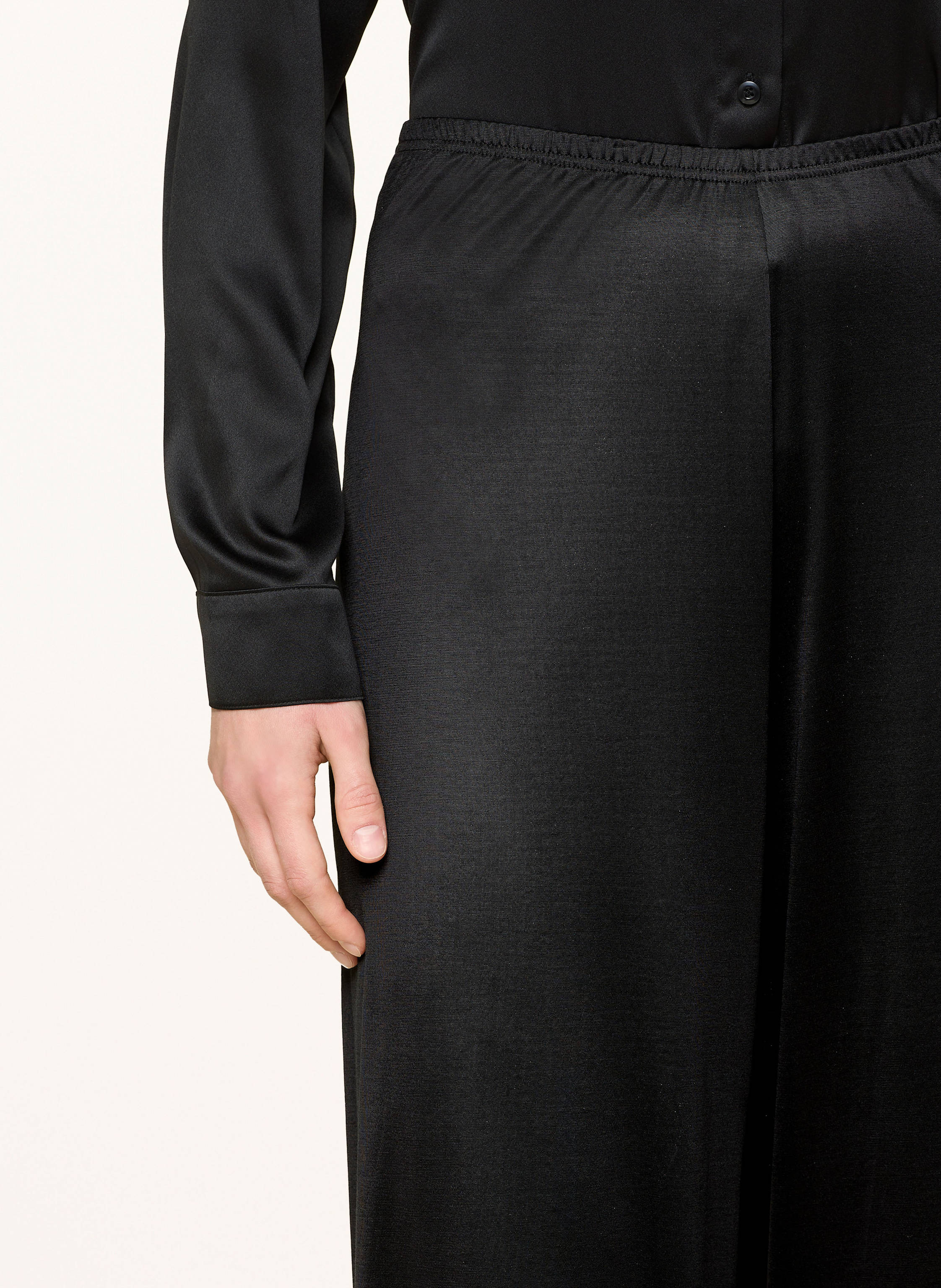 Thumbnail - Mey Schlafhose Serie Night Glow schwarz