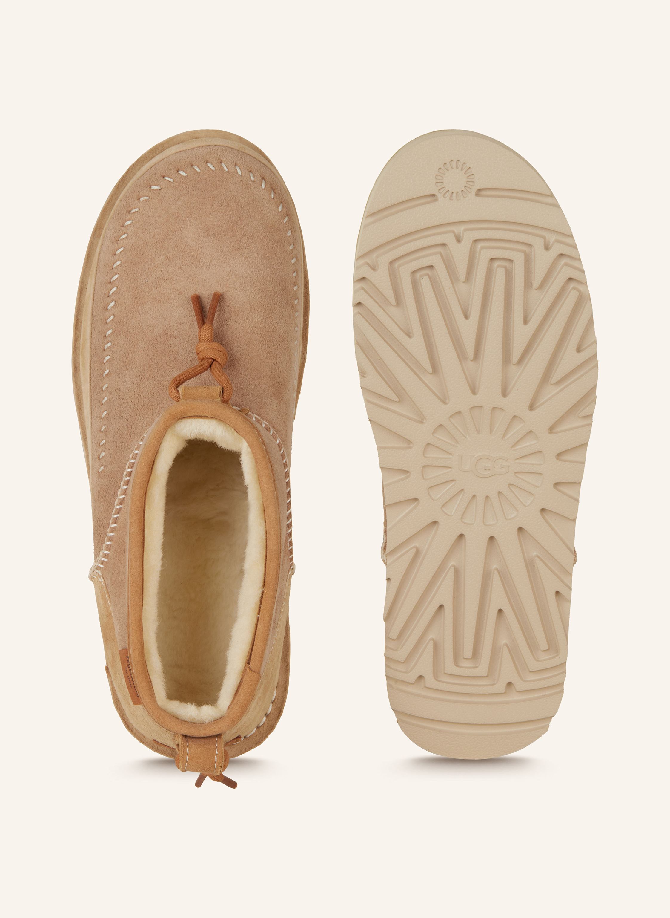 Thumbnail - Ugg Boots Ultra Mini Crafted Regenerate beige