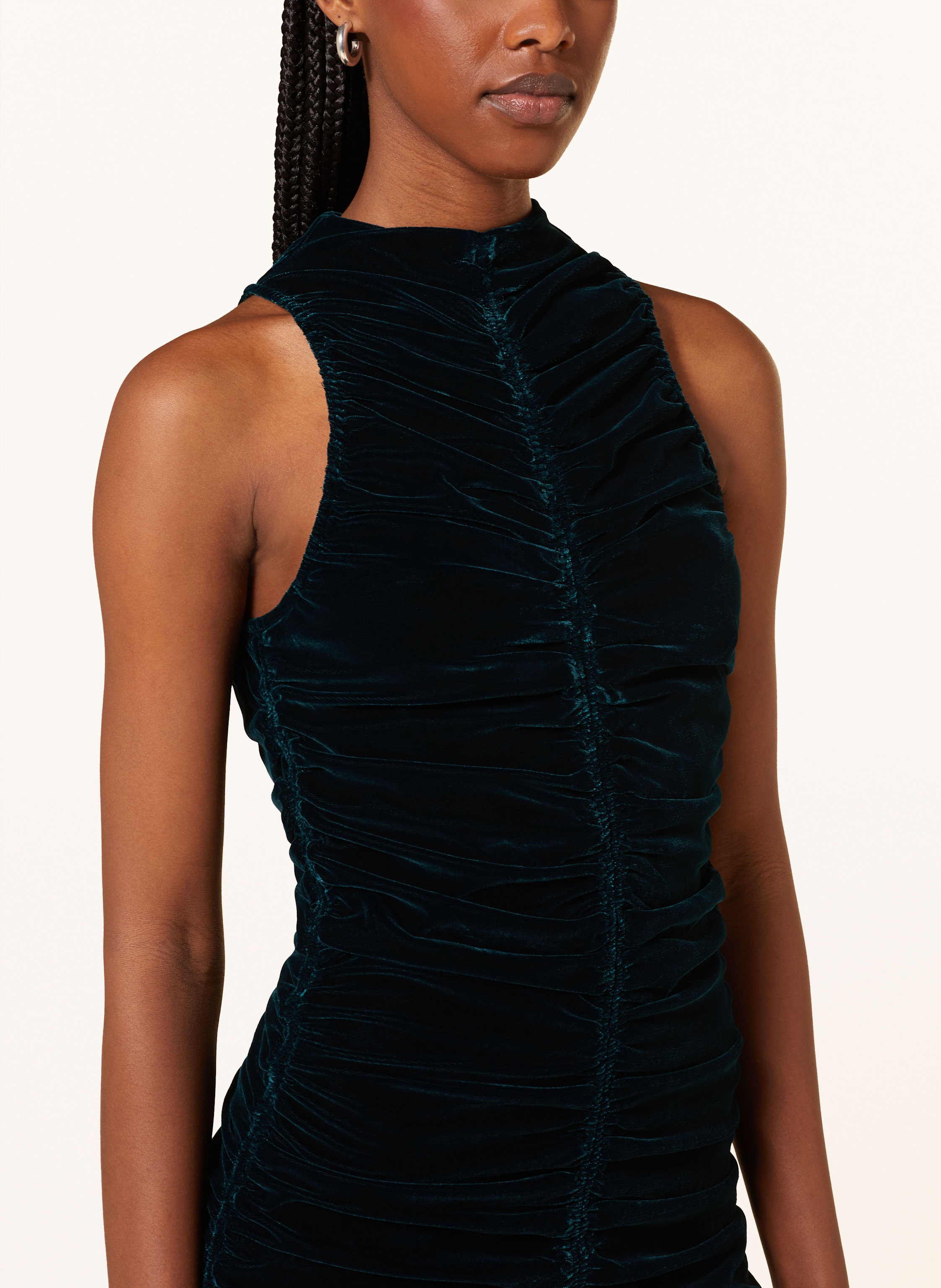 Thumbnail - Reiss Samtkleid gruen