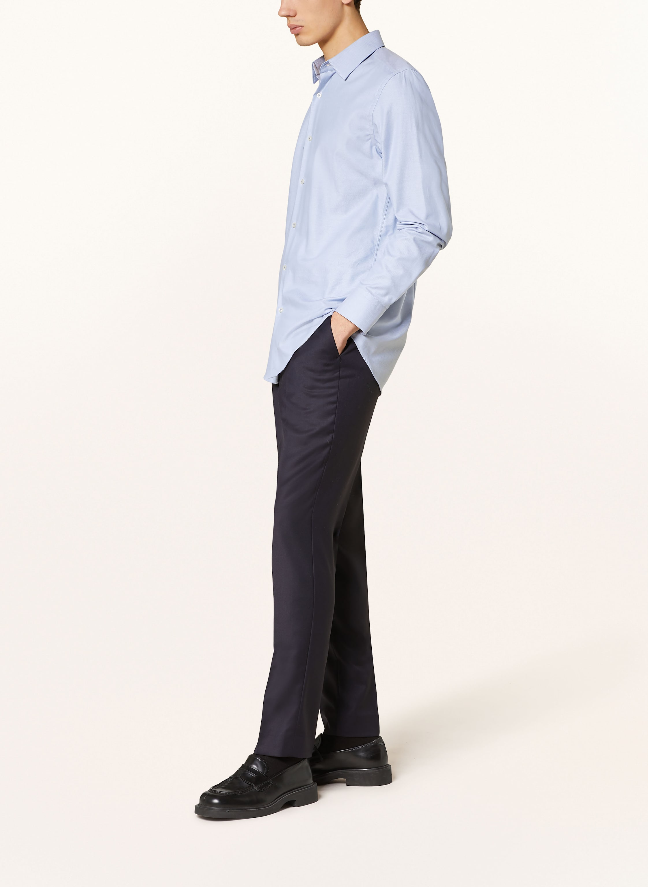 Thumbnail - Reiss Chino Plain Weave blau